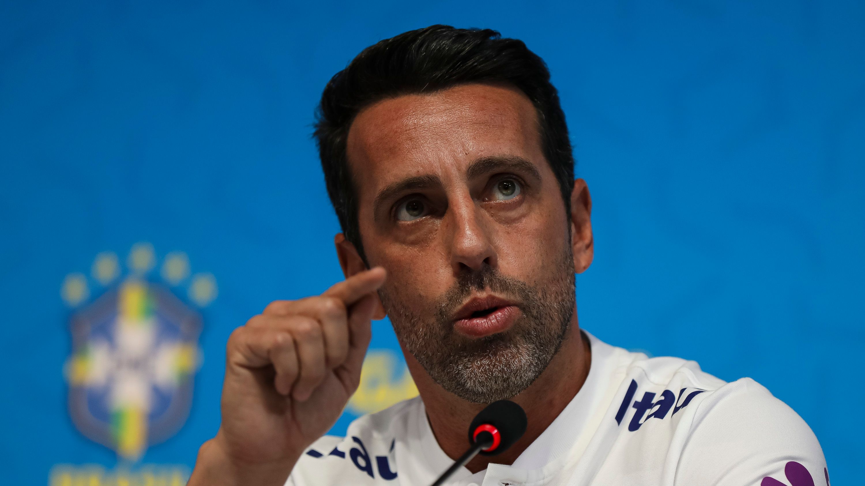 Brazil Press Conference & Training Session - Granja Comary