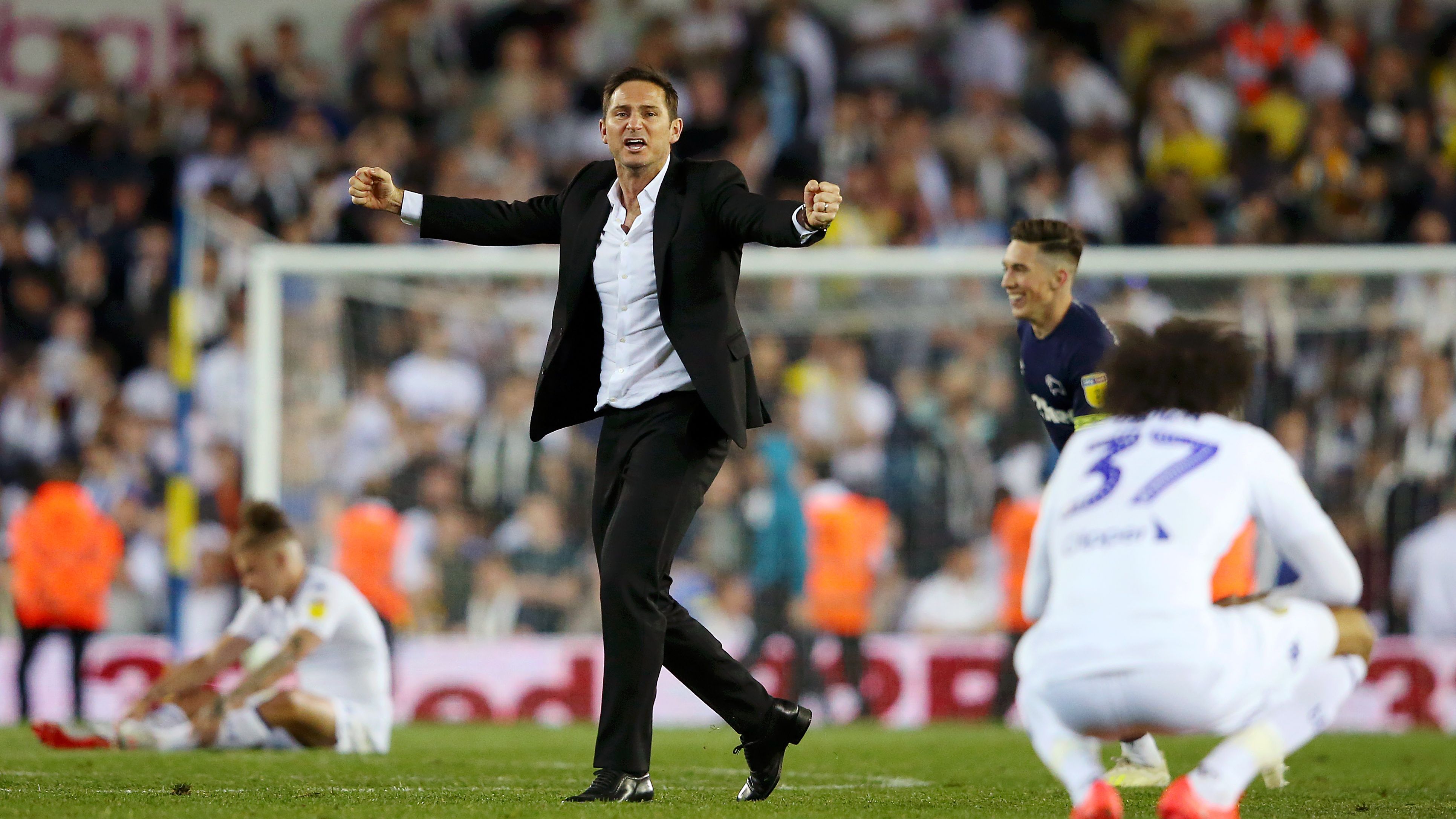 Leeds United v Derby County - Sky Bet Championship Play-off Semi Final: Second Leg