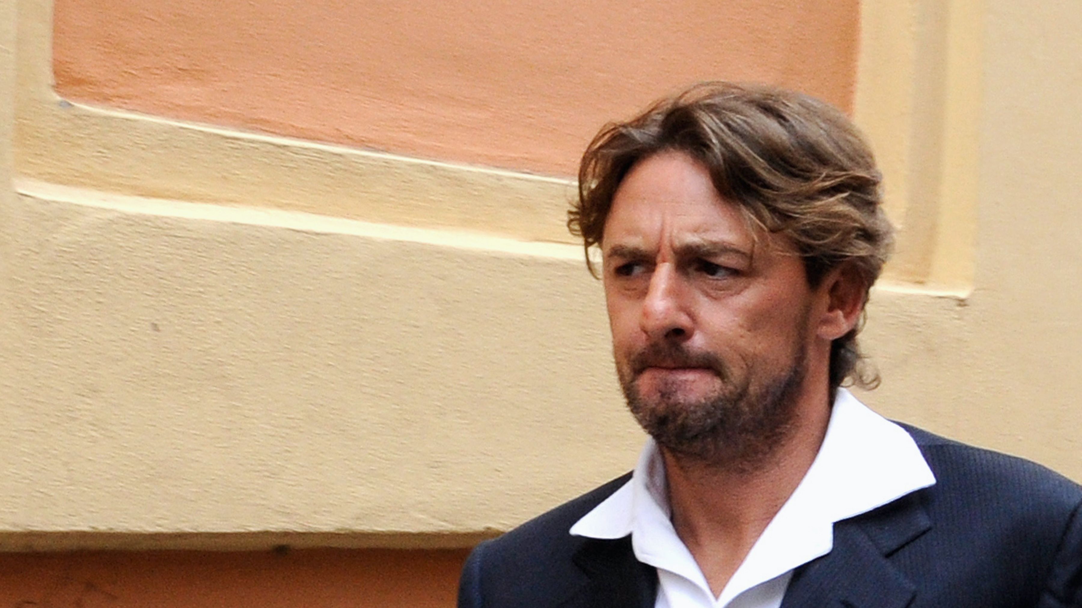 Former Italy striker Giuseppe Signori ar