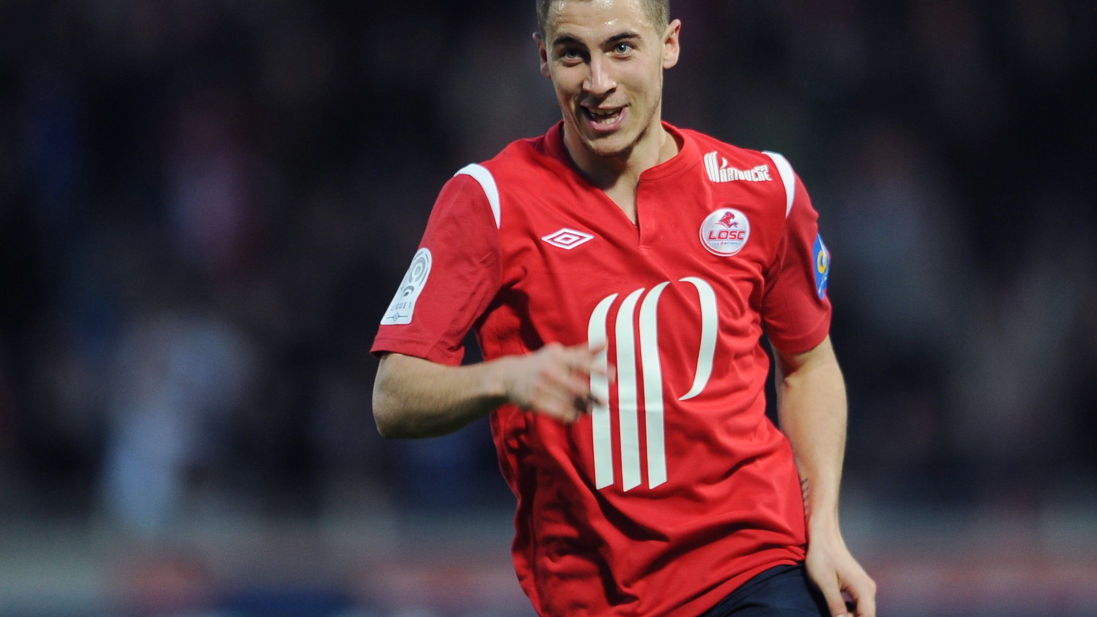 Lille's Belgian midfielder Eden Hazard c