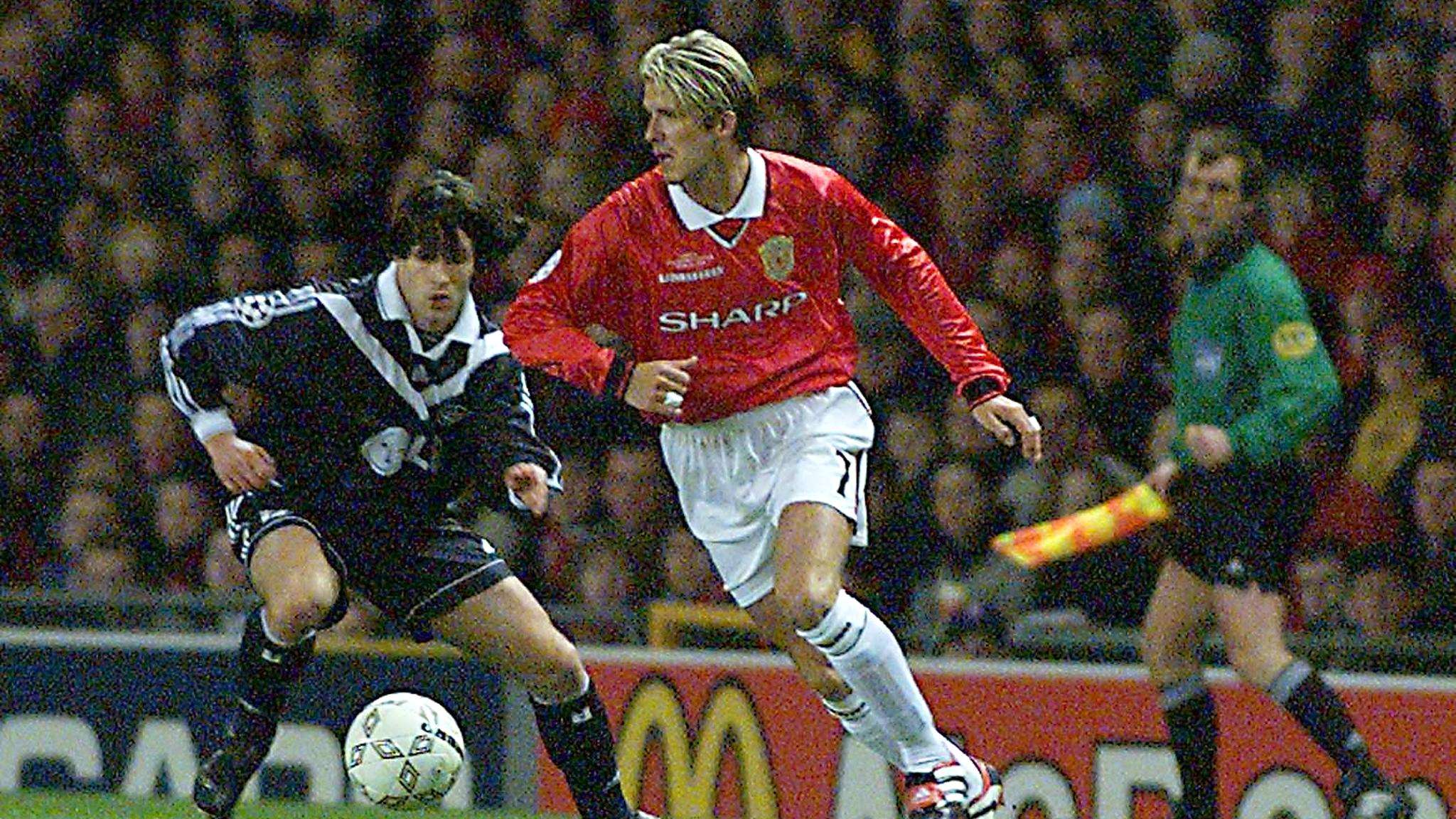 Beckham played 394 games for Manchester United