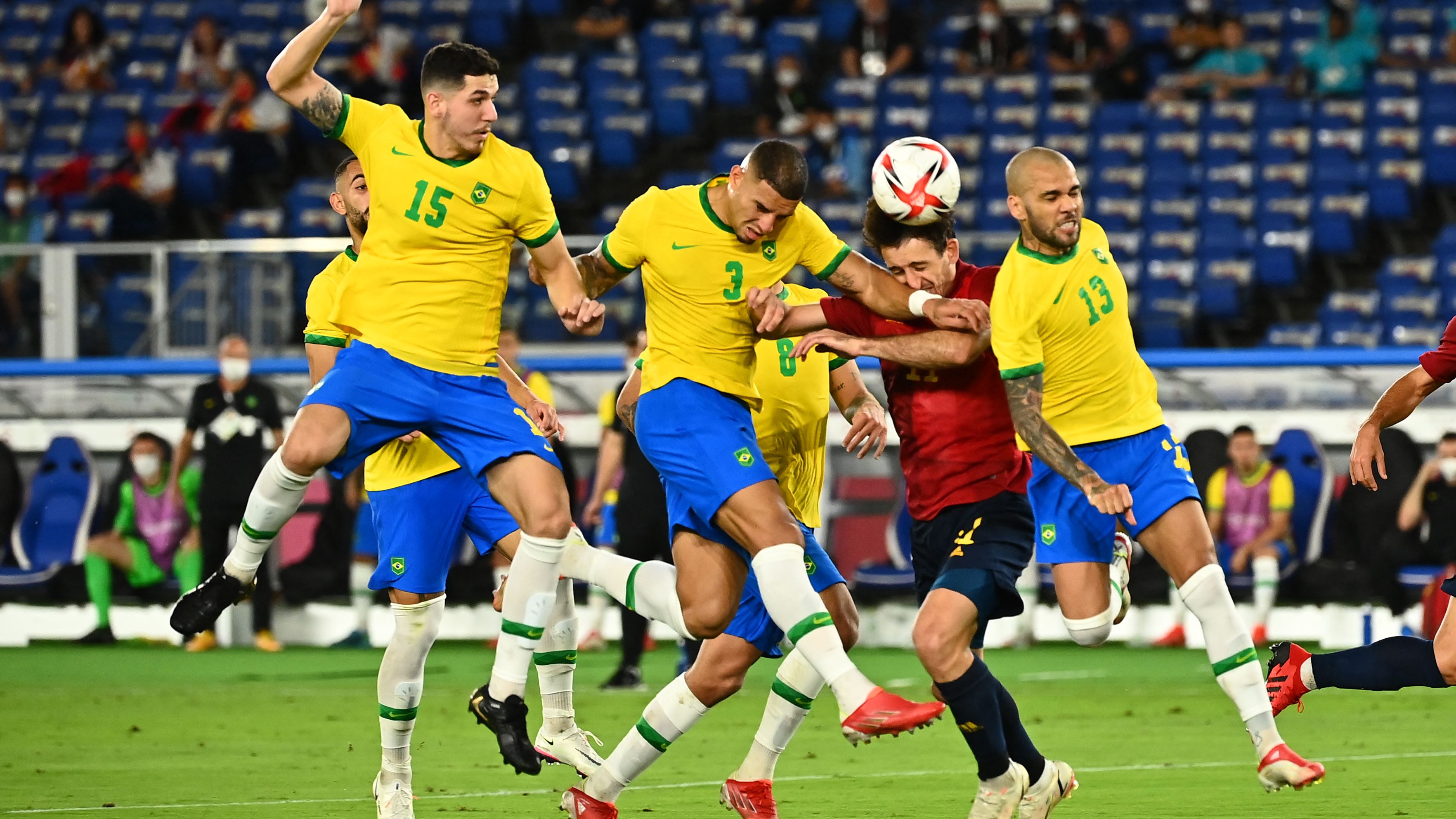 FOOTBALL-OLY-2020-2021-TOKYO-BRA-ESP