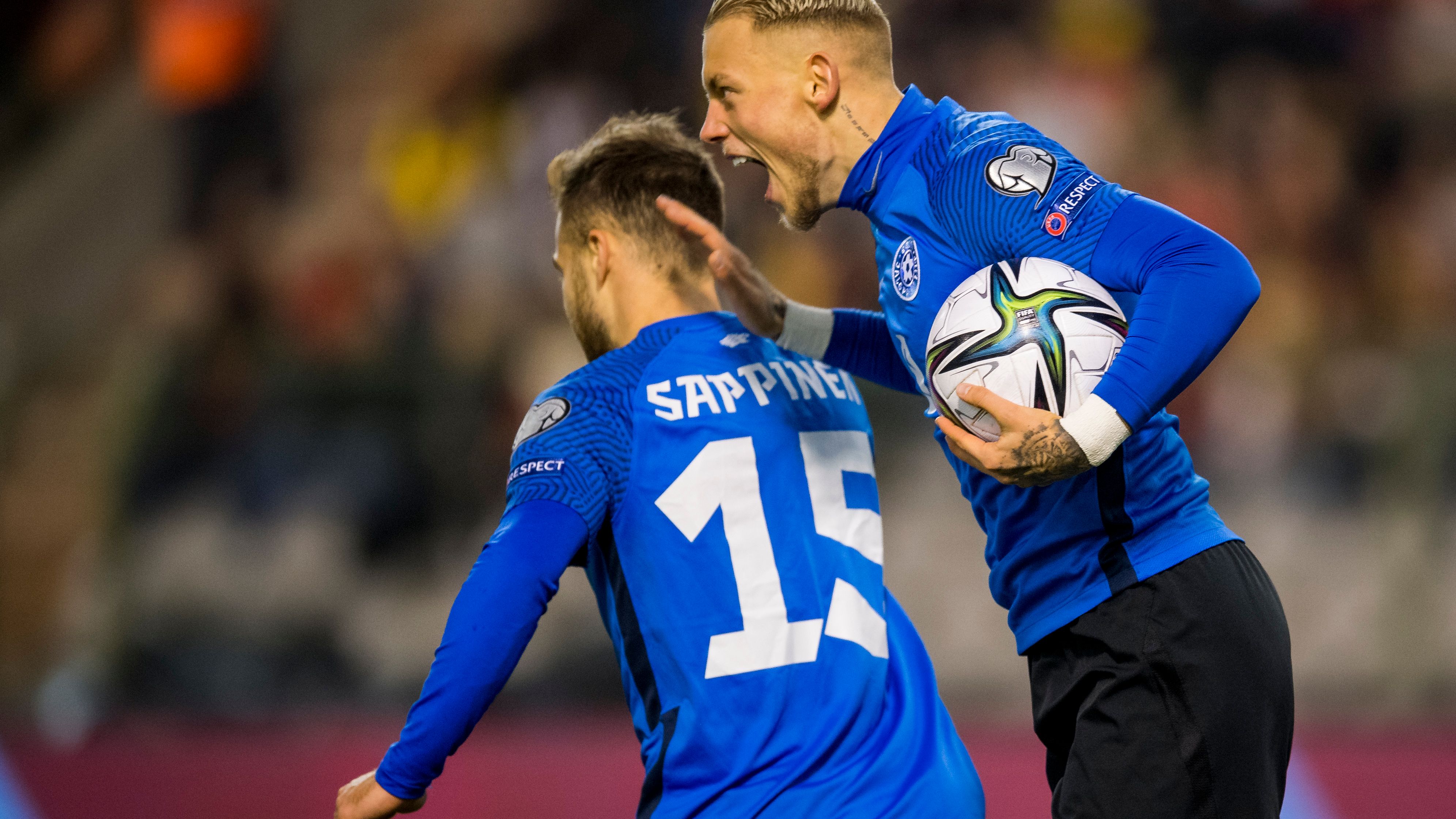 SOCCER WC QUALIFICATIONS BELGIUM VS ESTONIA