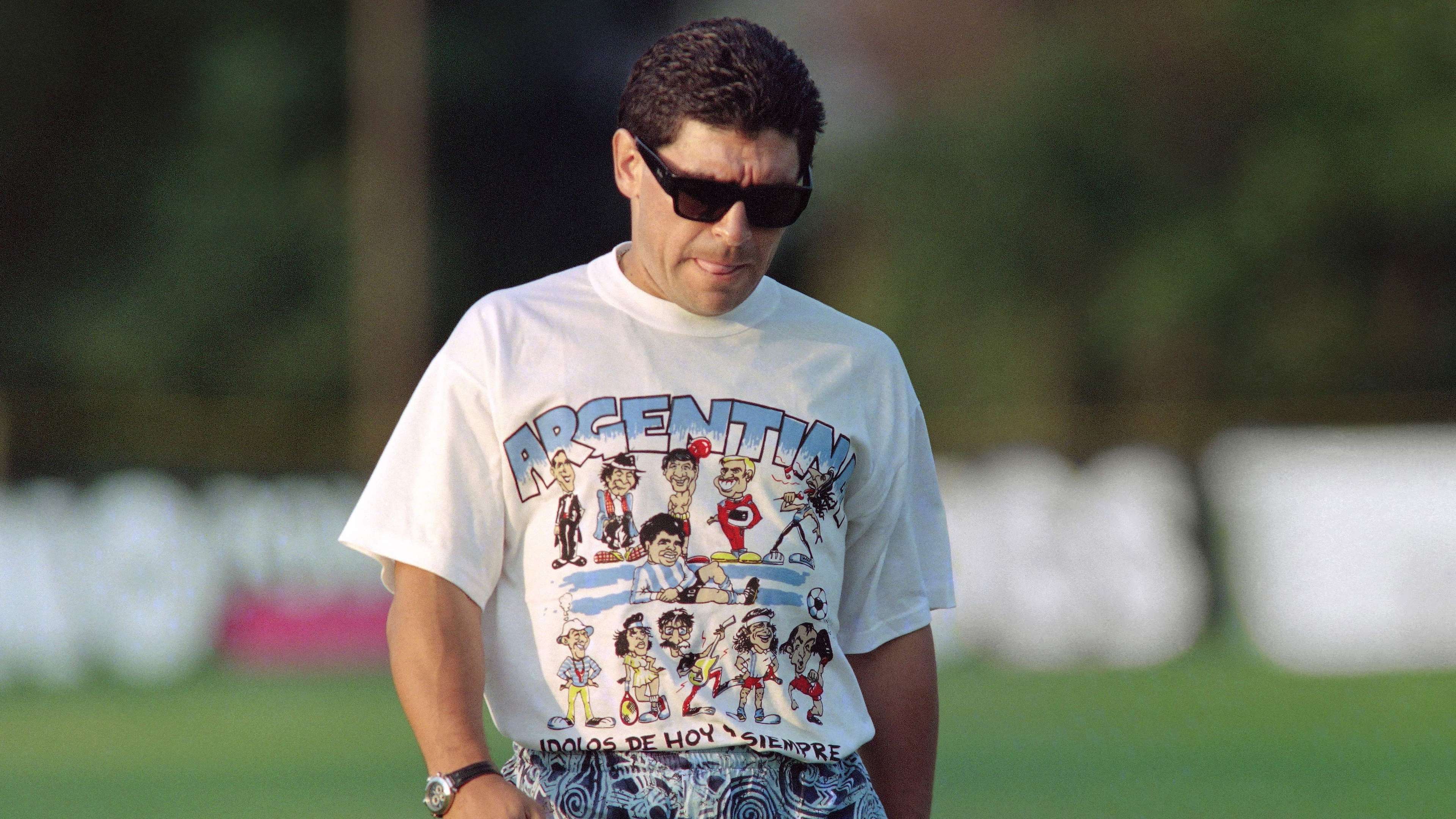 FOOTBALL-WORLD CUP-USA-MARADONA