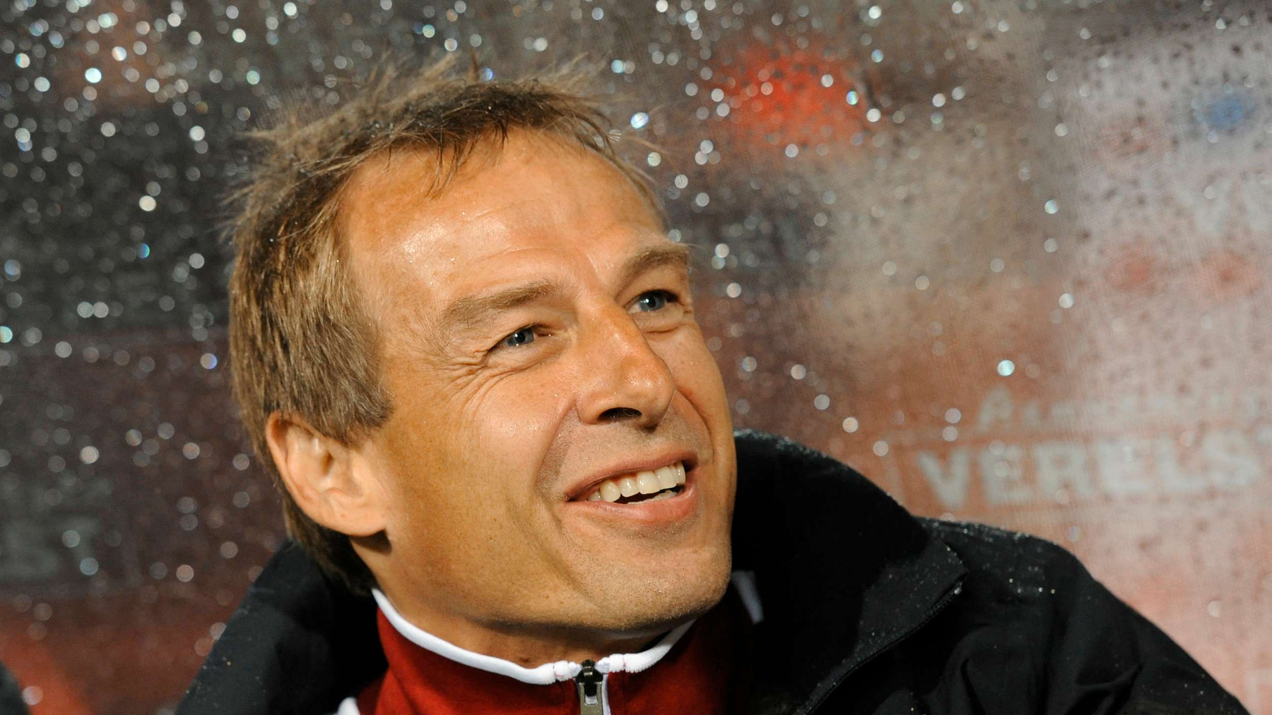 US head Coach Jurgen Klinsmann smiles du
