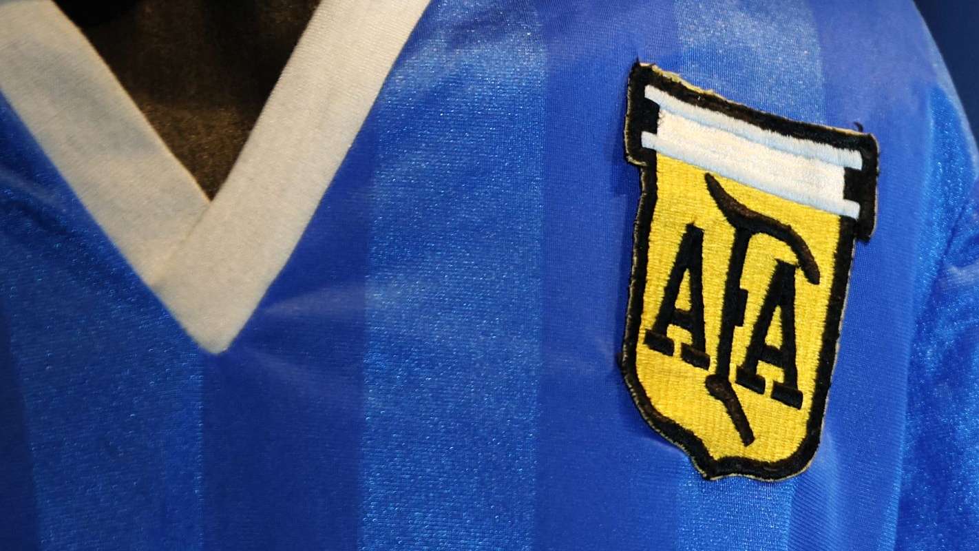 BRITAIN-FBL-WC 1986-ARG-ENG-MARADONA-SHIRT-AUCTION
