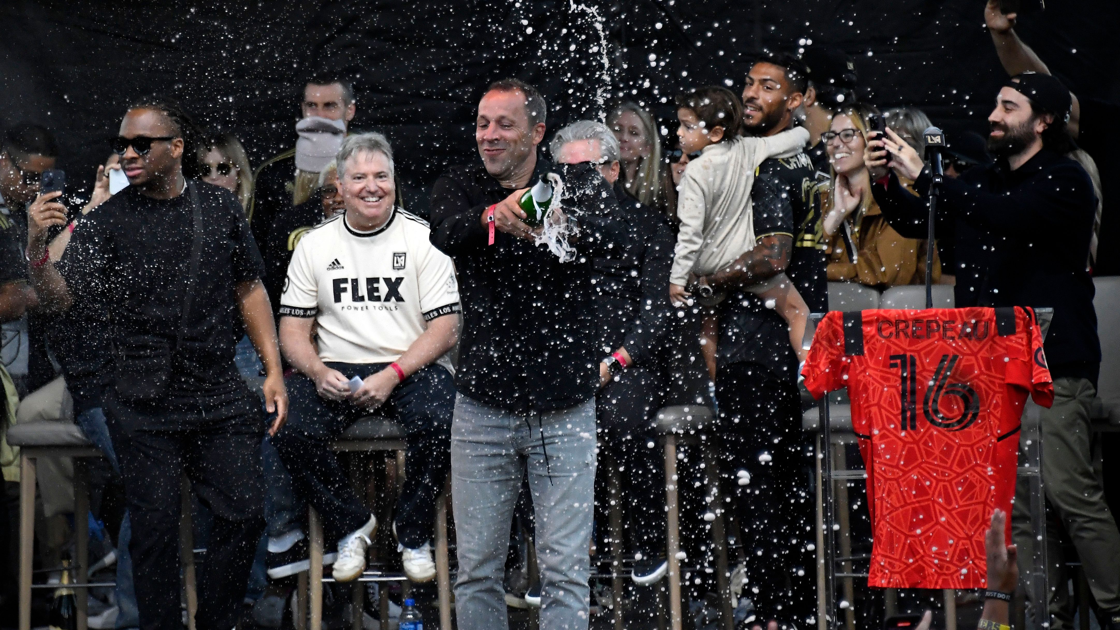 Los Angeles Football Club Celebrate MLS Cup Victory