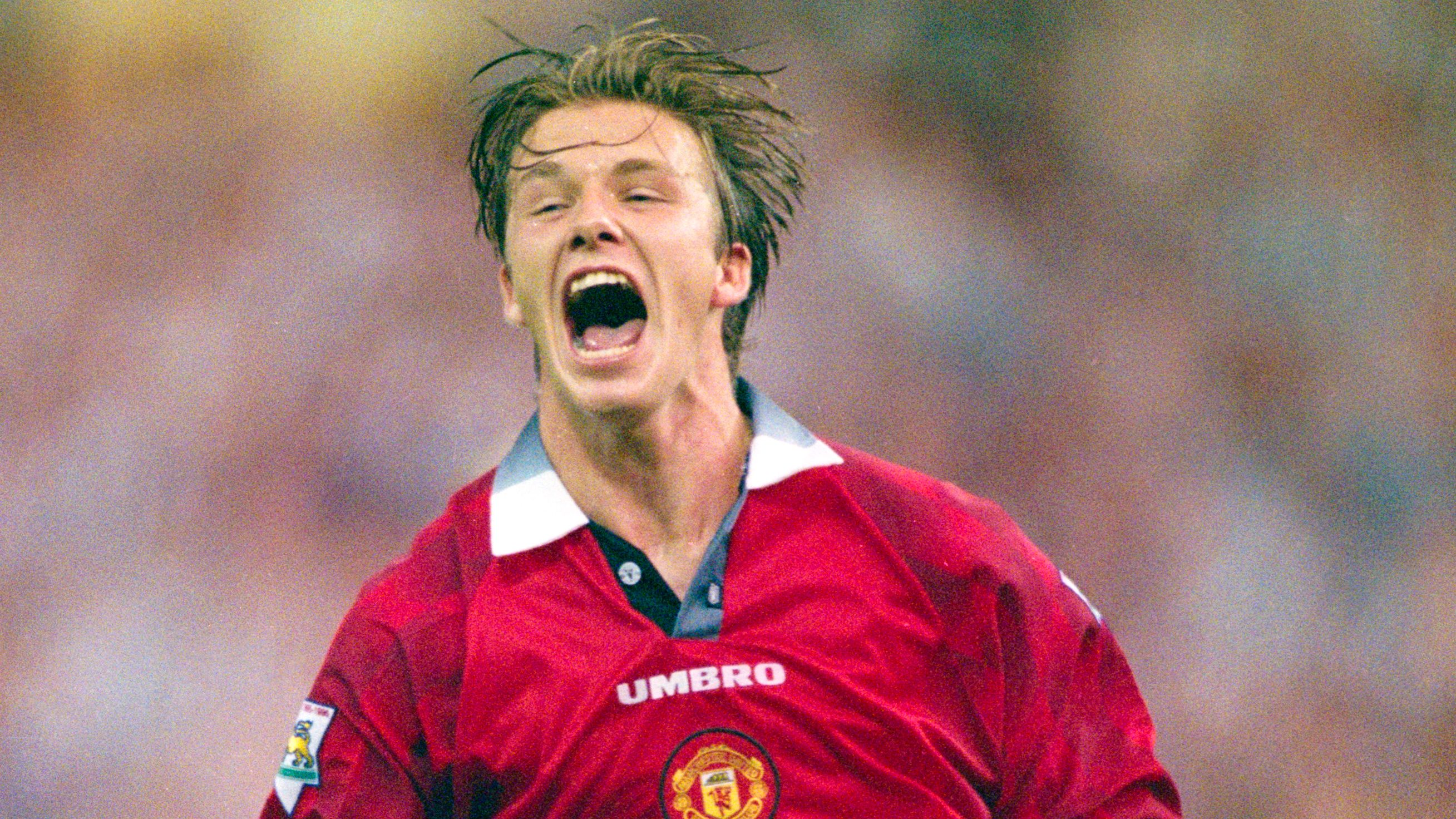 David Beckham Manchester United 1996 FA Charity Shield