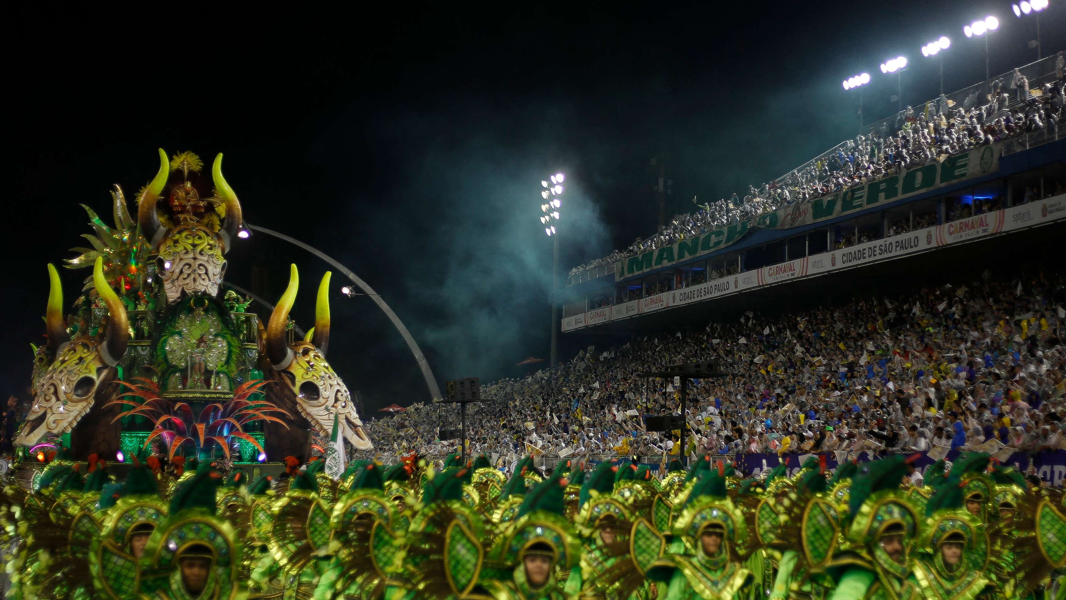 BRAZIL-CARNIVAL-SAO PAULO-MANCHA VERDE
