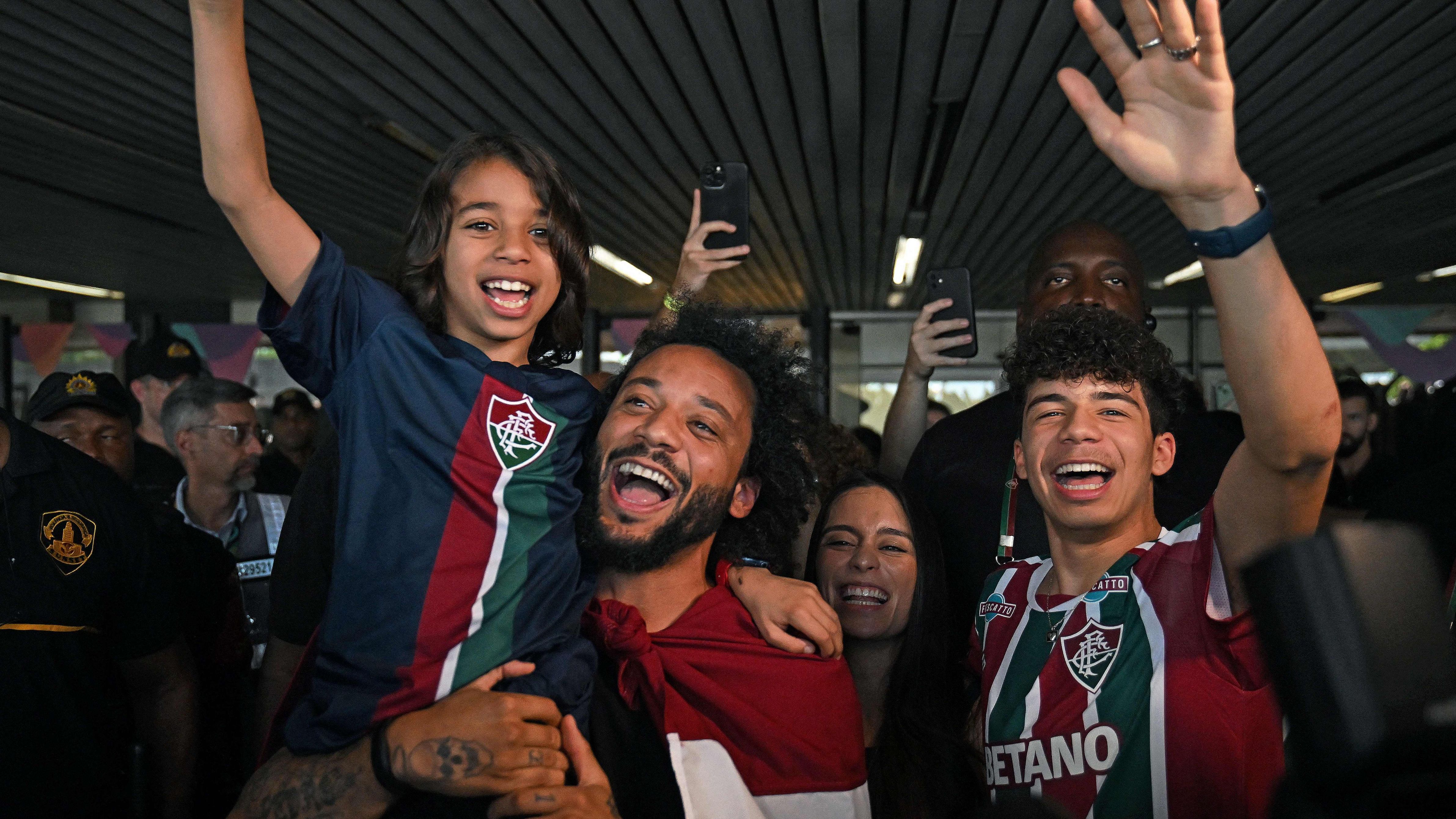 FBL-BRA-FLUMINENSE-MARCELO-ARRIVAL