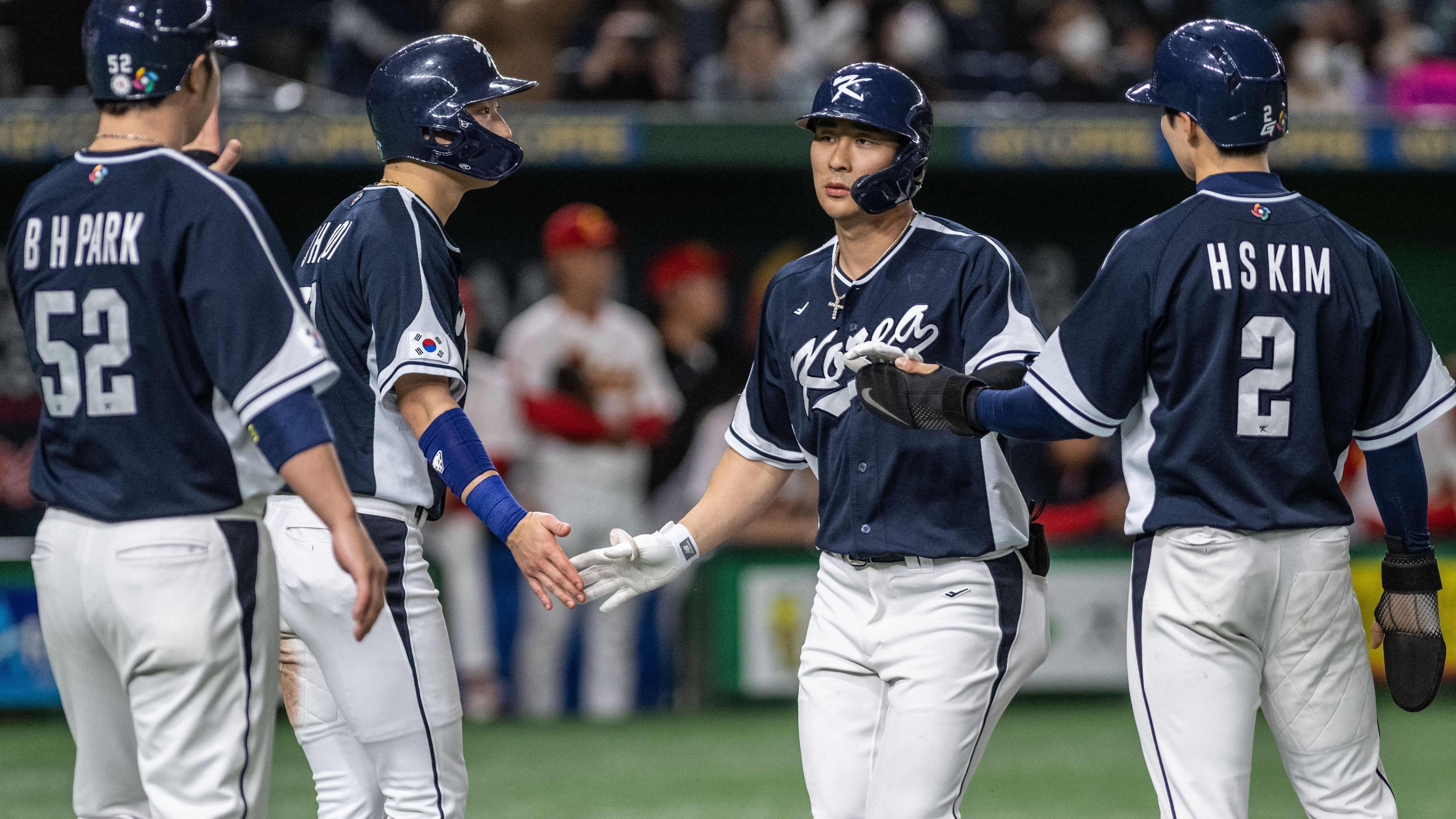 BASEBALL-WORLD-SKOREA-CHN