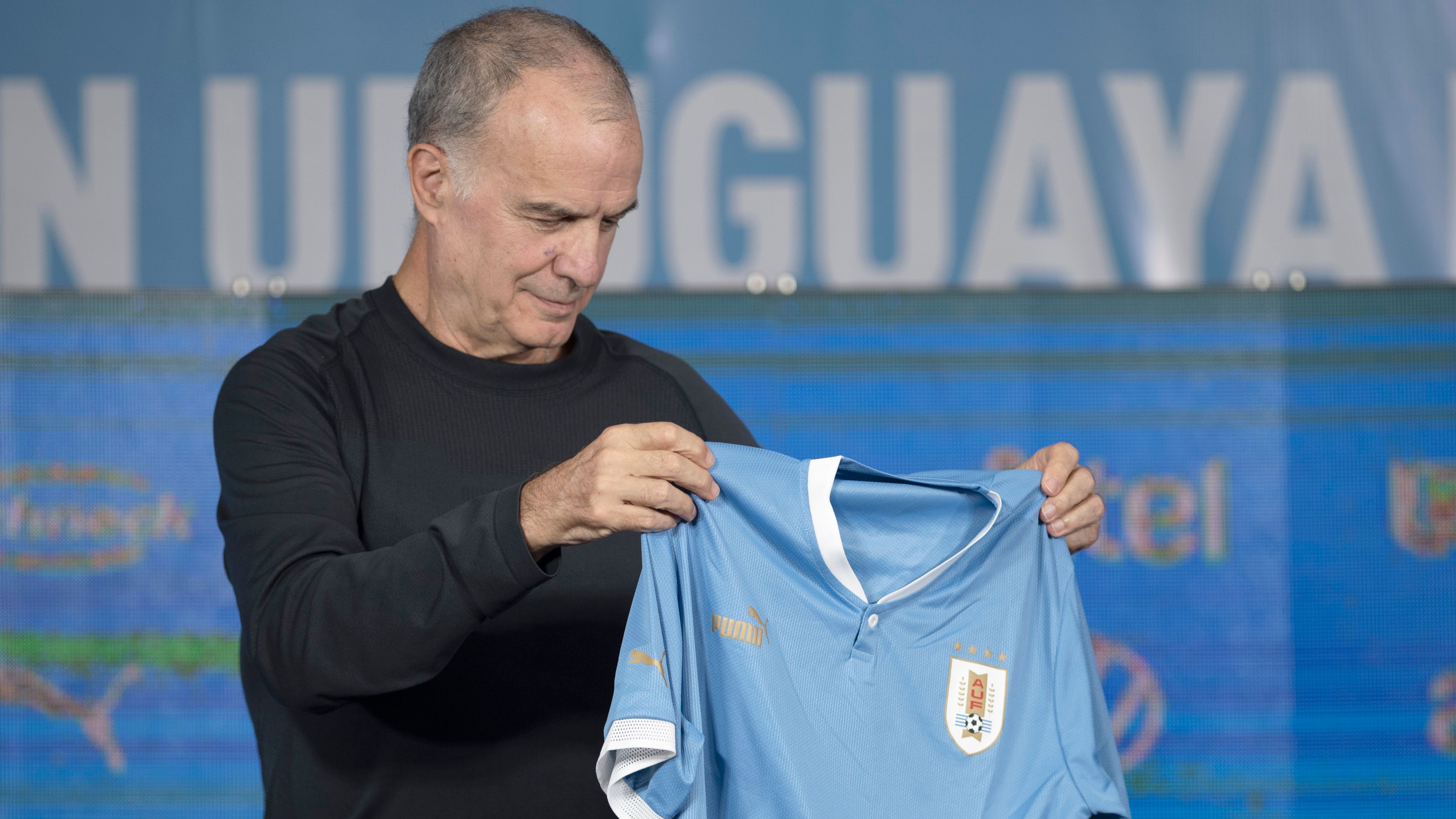 Uruguay Present New Coach Marcelo Bielsa
