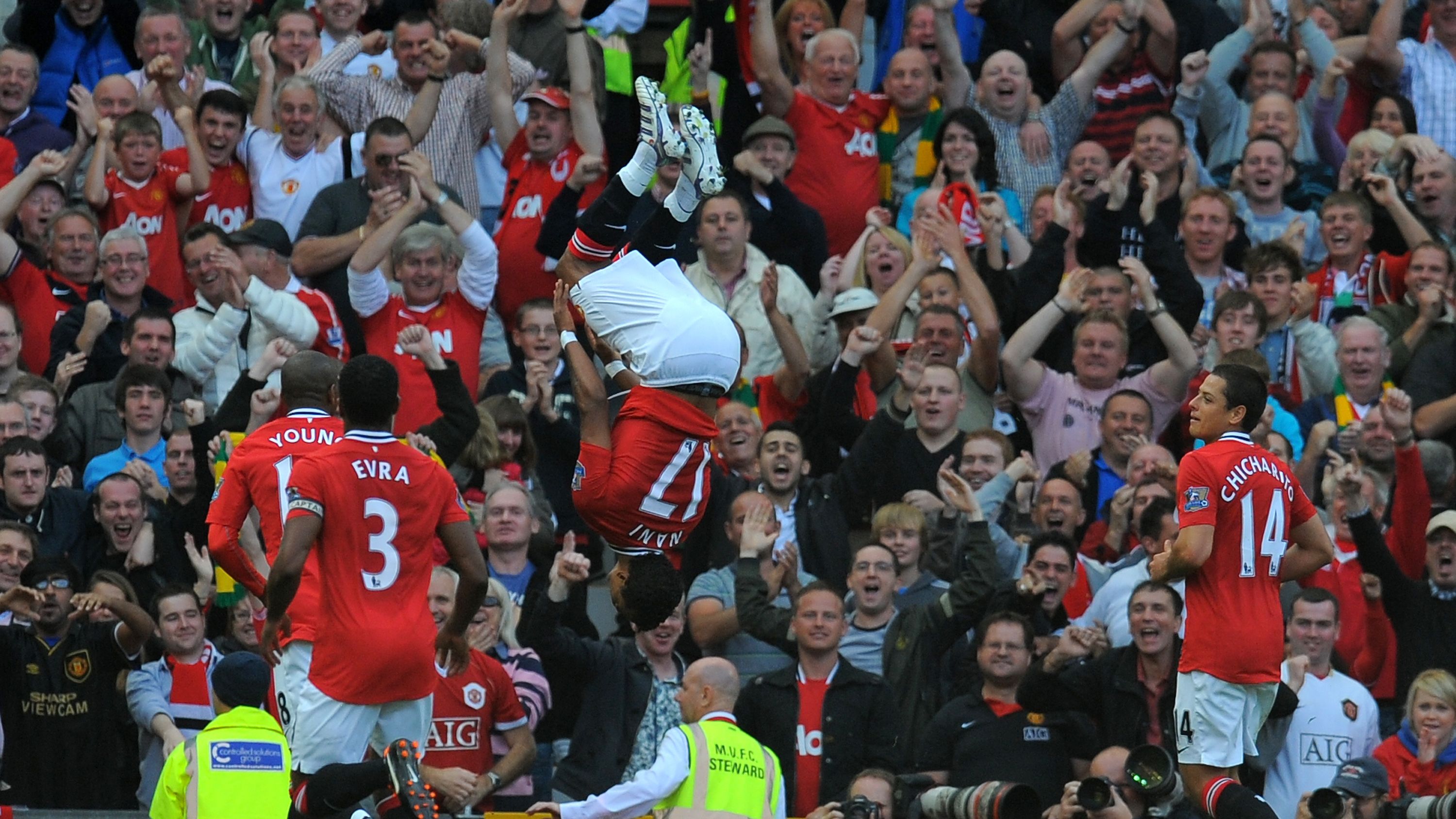 Manchester United's Portuguese midfielde