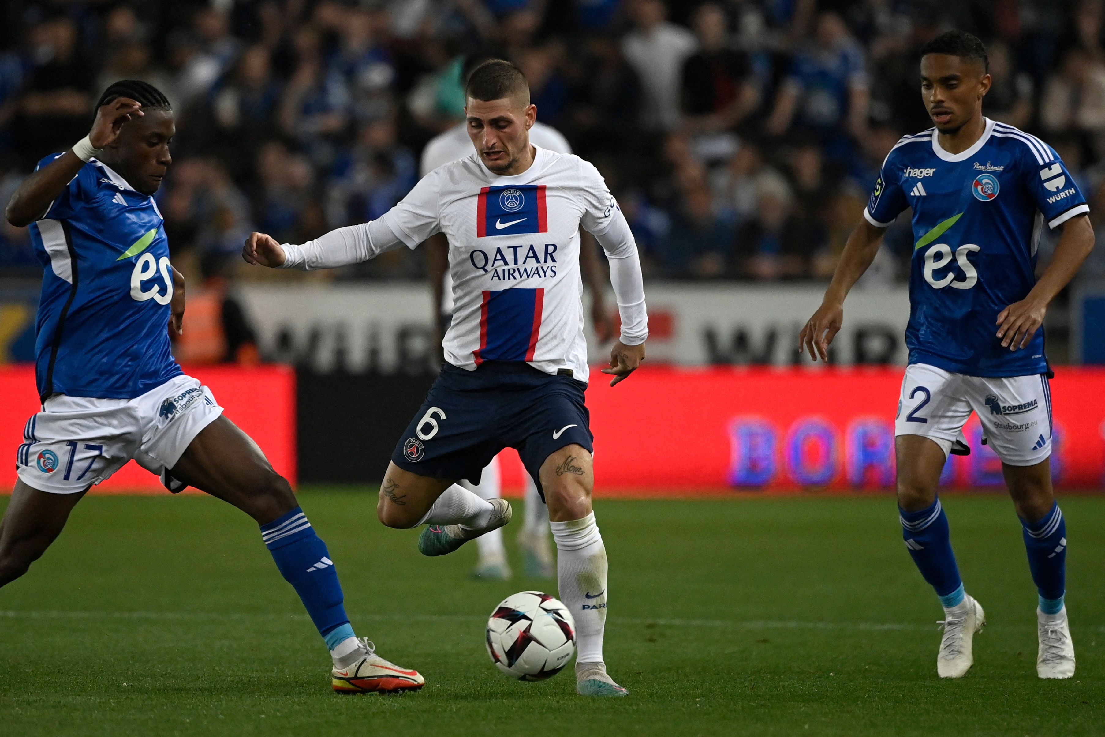 FBL-FRA-LIGUE1-STRASBOURG-PSG