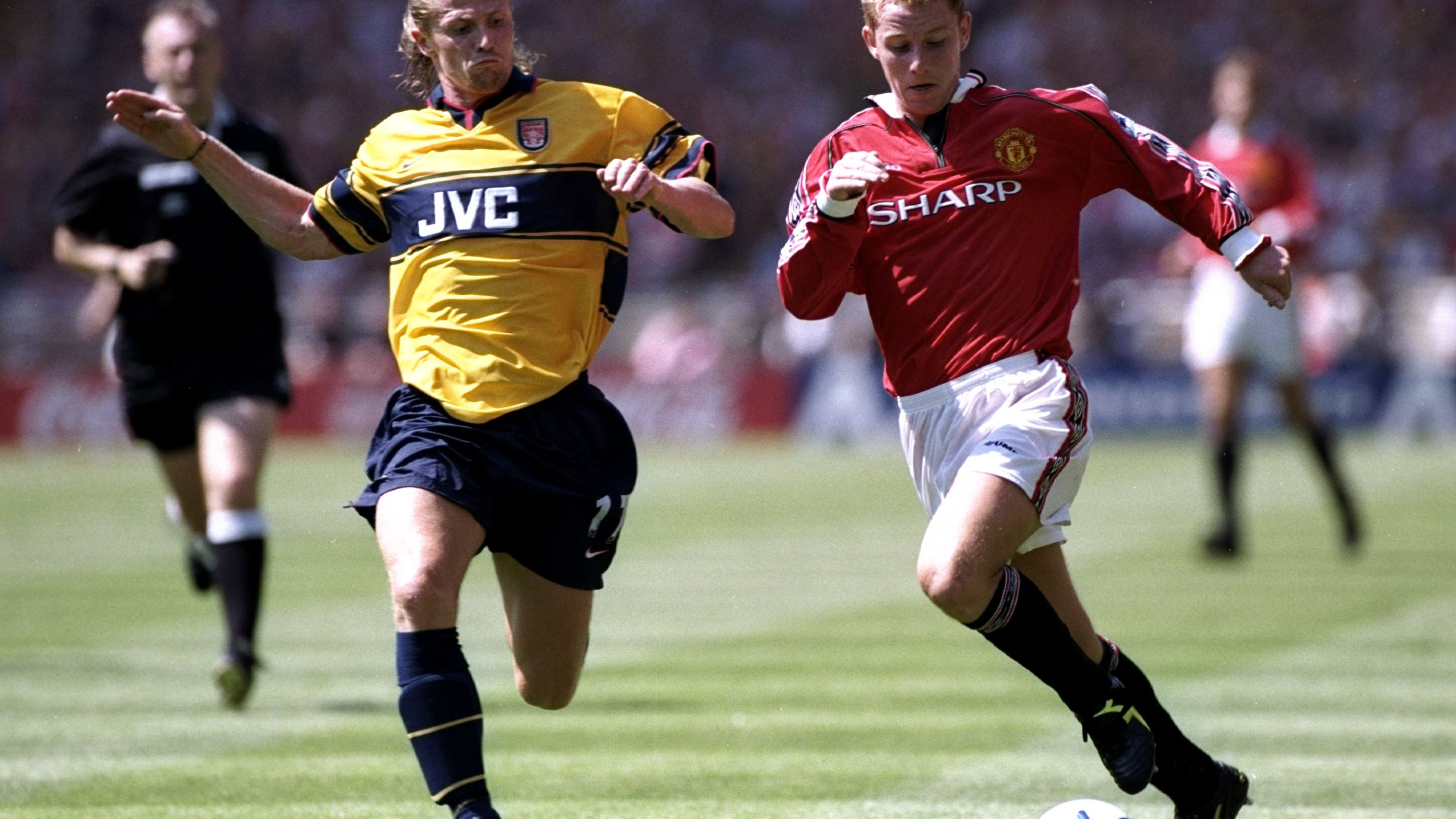 Nicky Butt and Emmanuel Petit