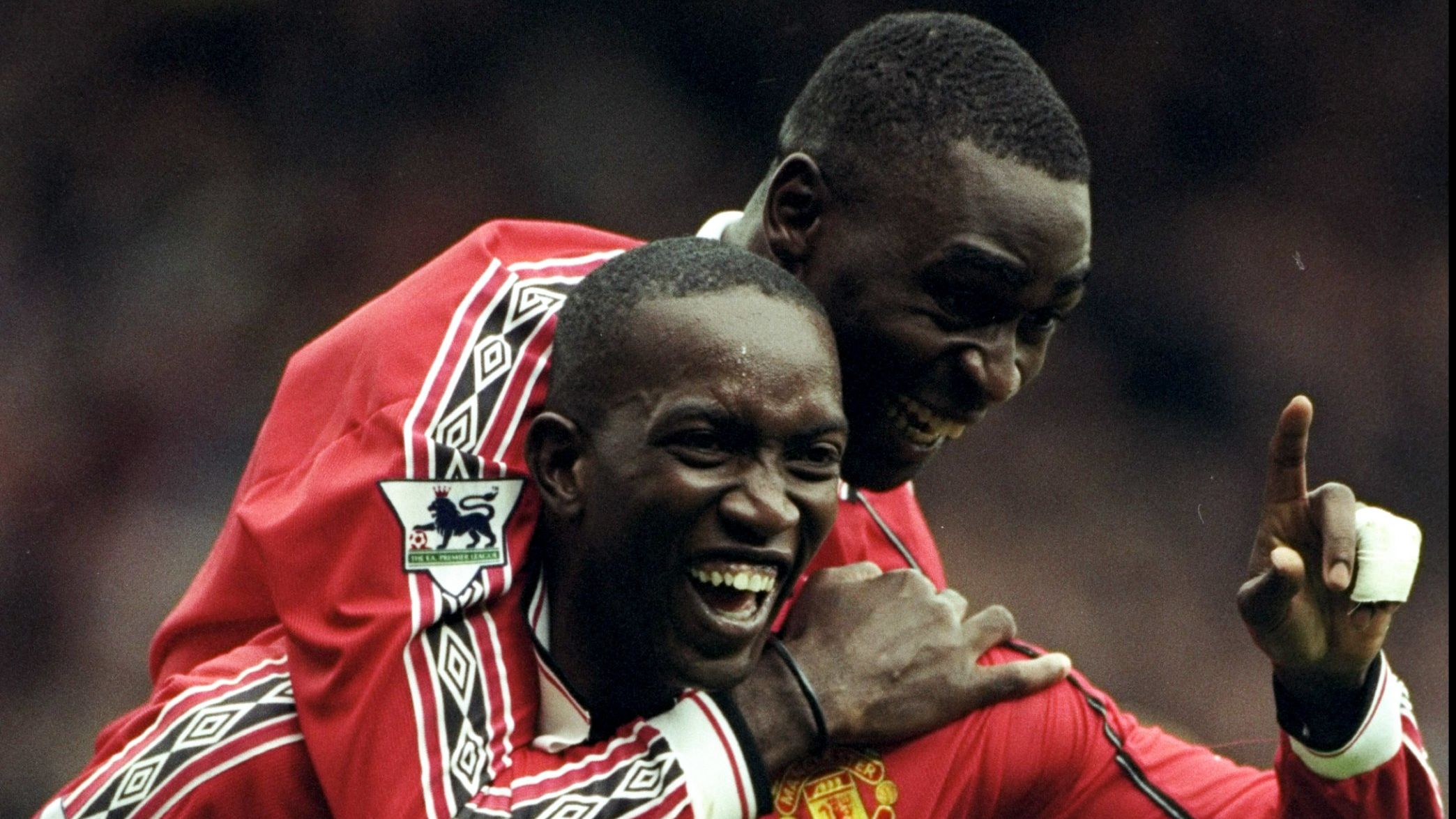 Dwight Yorke and Andy Cole