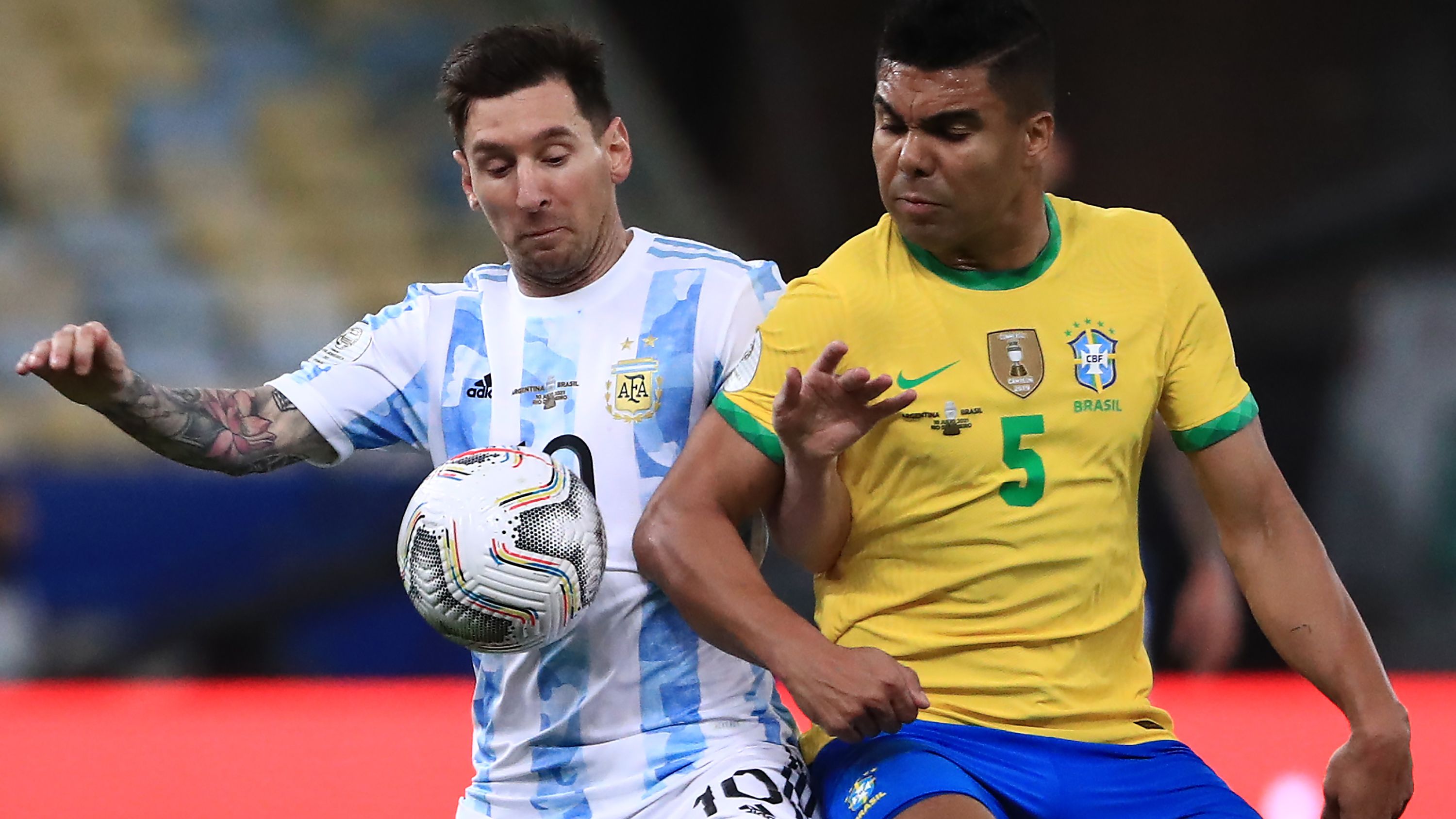 Casemiro: sonhava todos os dias em jogar ao lado de Messi