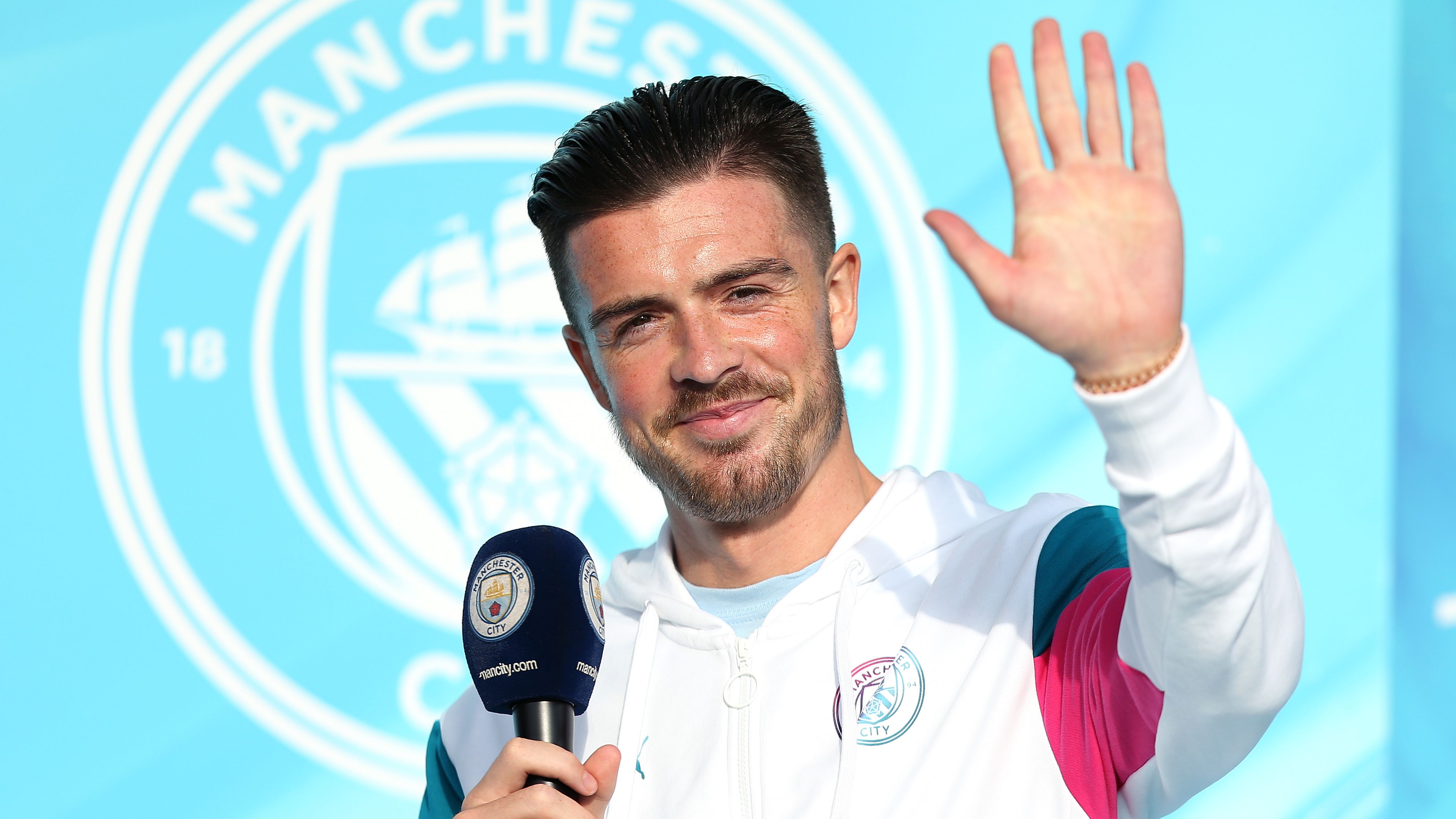 Manchester City Unveil New Signing Jack Grealish