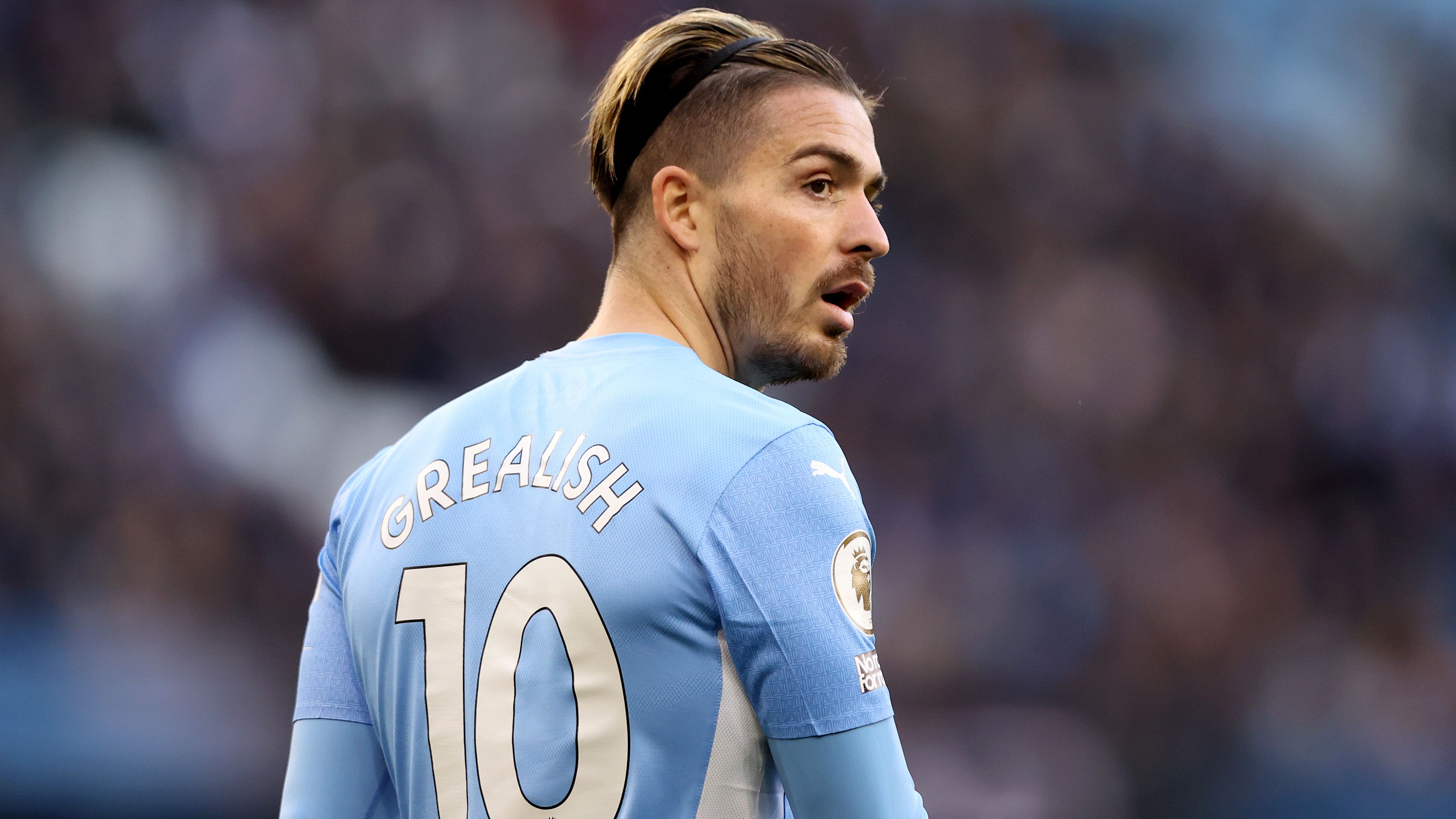 21-22 Manchester City ジャック・グリーリッシュ #10 2021-22 Manchester City Third Shirt Grealish #10 - 10/10 - (M)