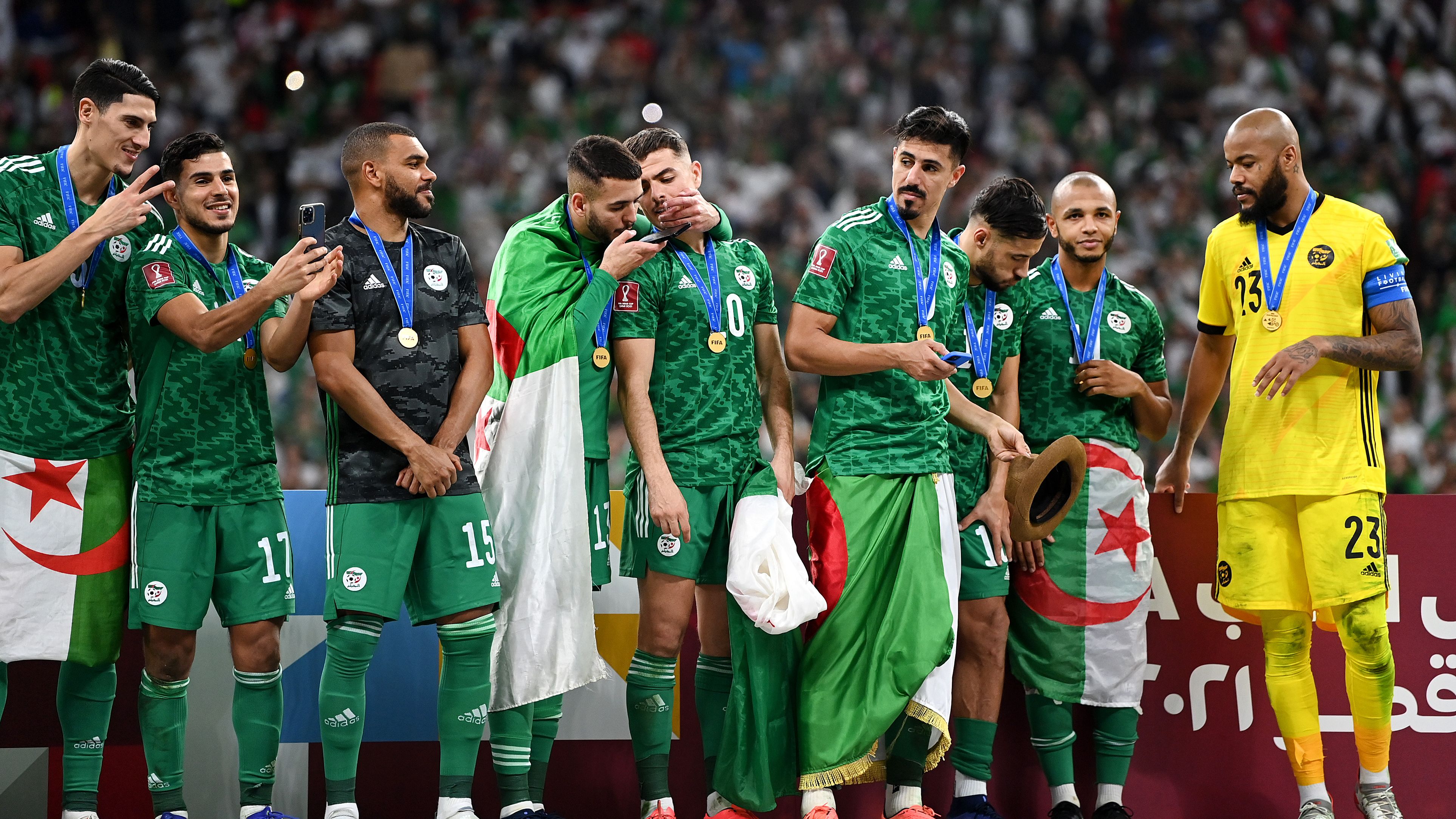 Tunisia v Algeria - FIFA Arab Cup Qatar 2021 Final