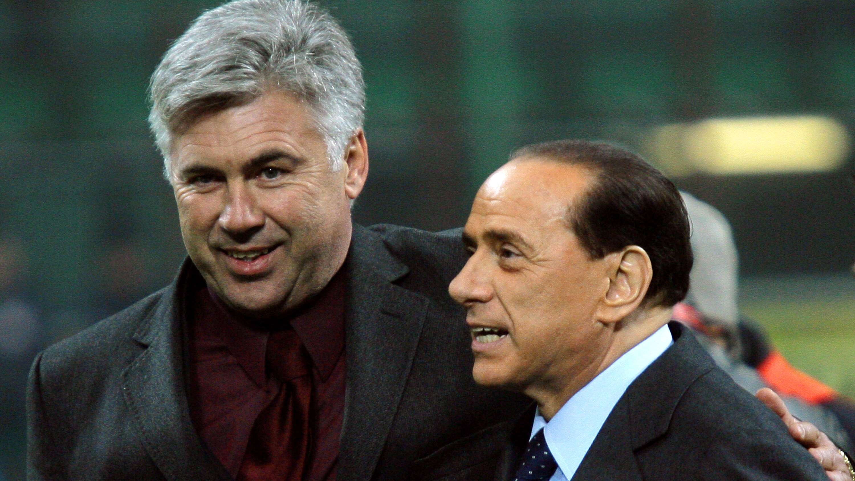 AC Milan's president Silvio Berlusconi p