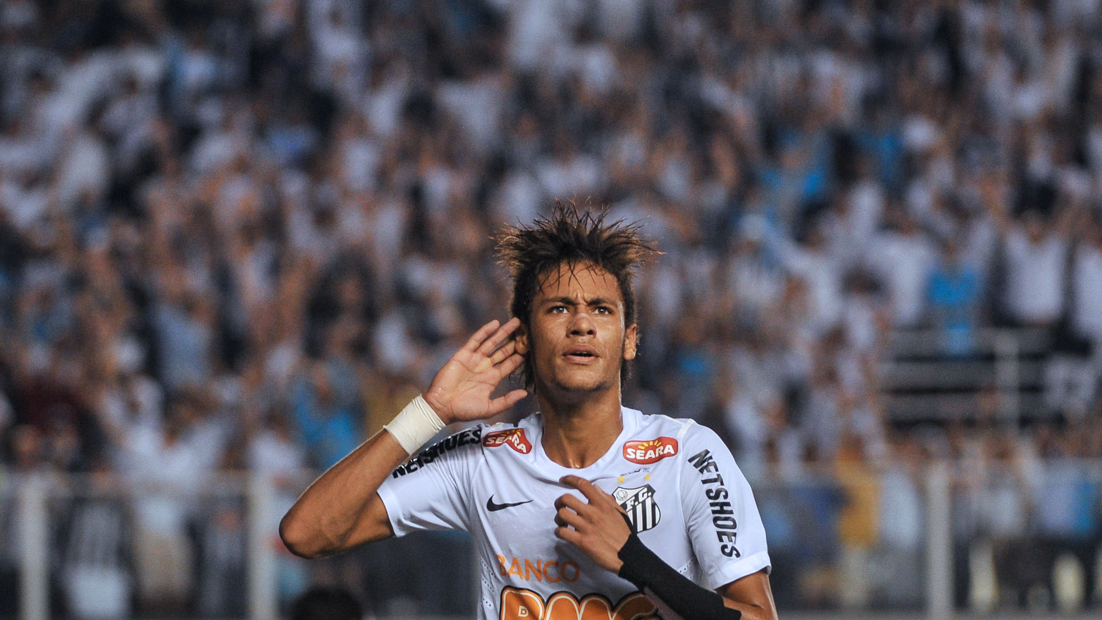 Footballer Neymar, of Brazilian team San