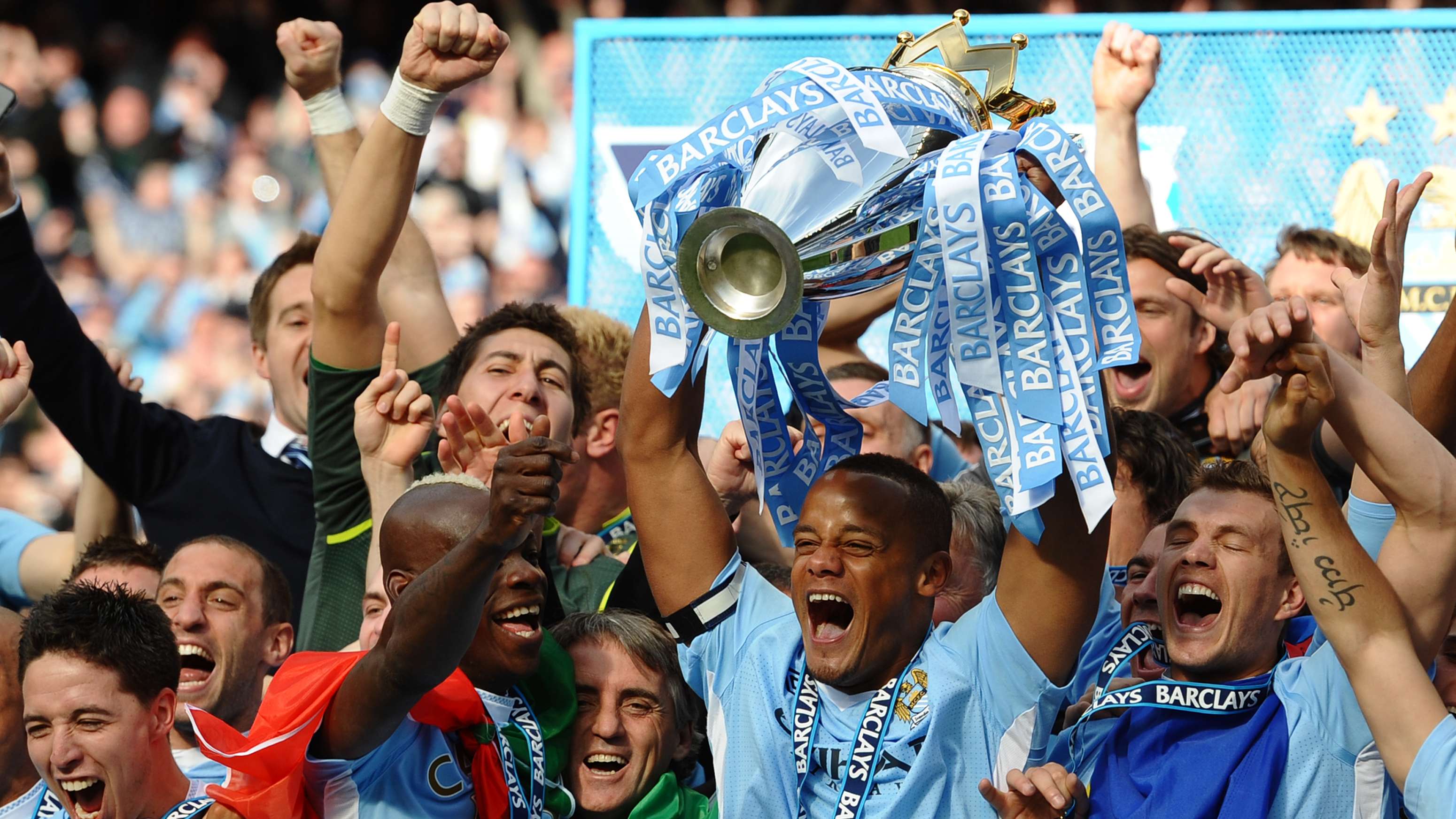Manchester City's Belgian captain Vincen