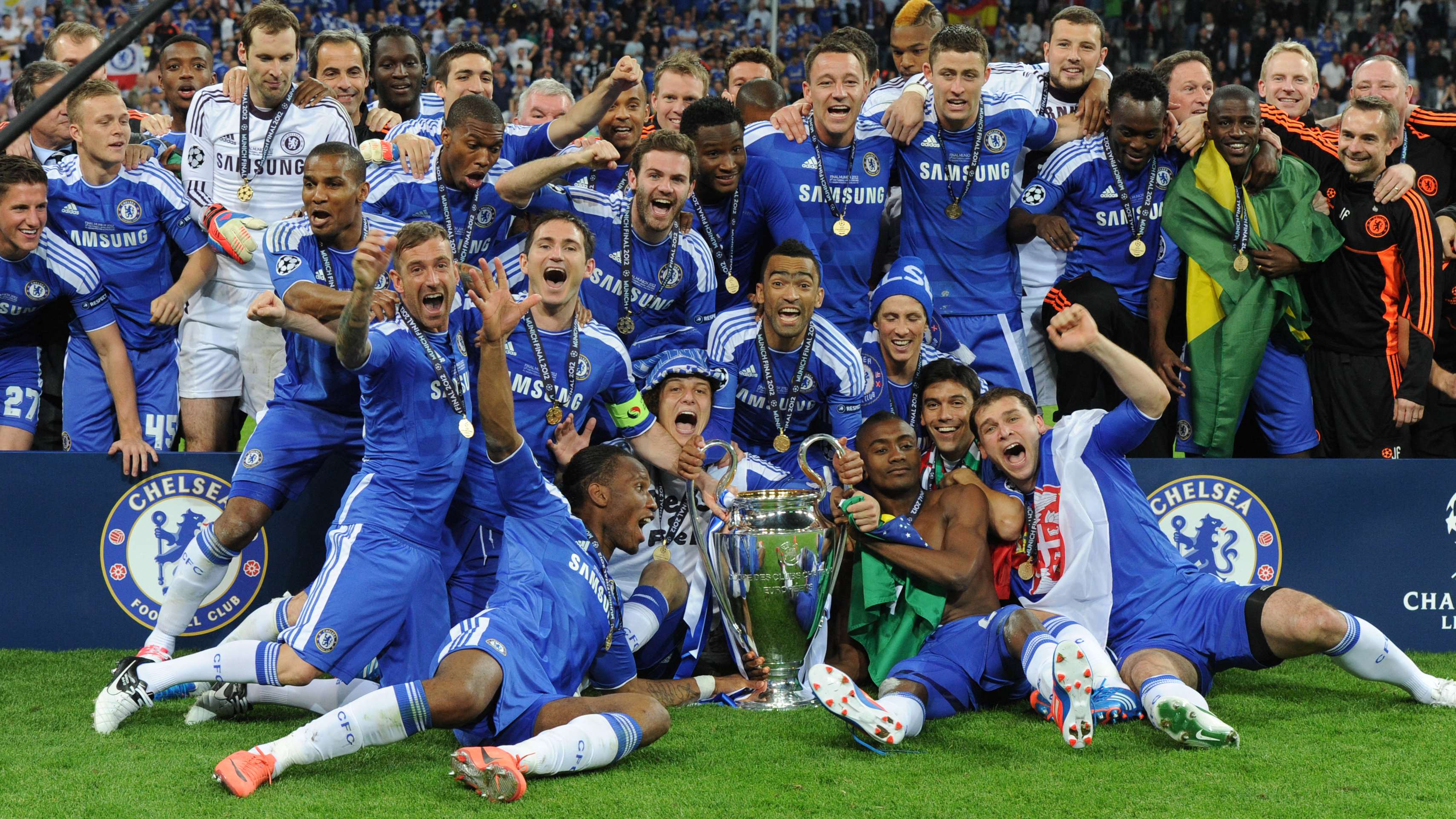 TOPSHOT-FBL-EUR-C1-BAYERN MUNICH-CHELSEA