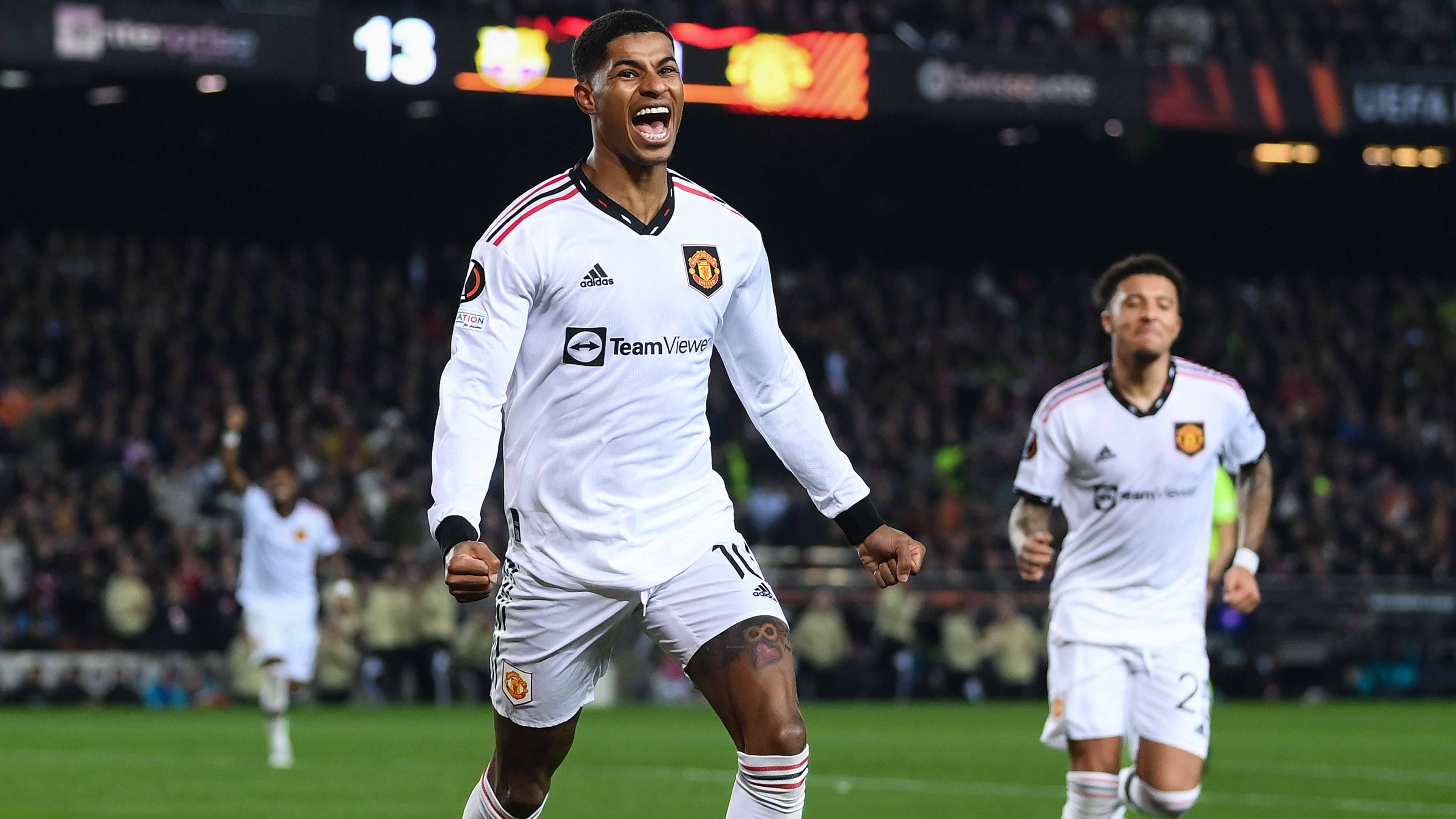 FC Barcelona v Manchester United: Knockout Round Play-Off Leg One - UEFA Europa League