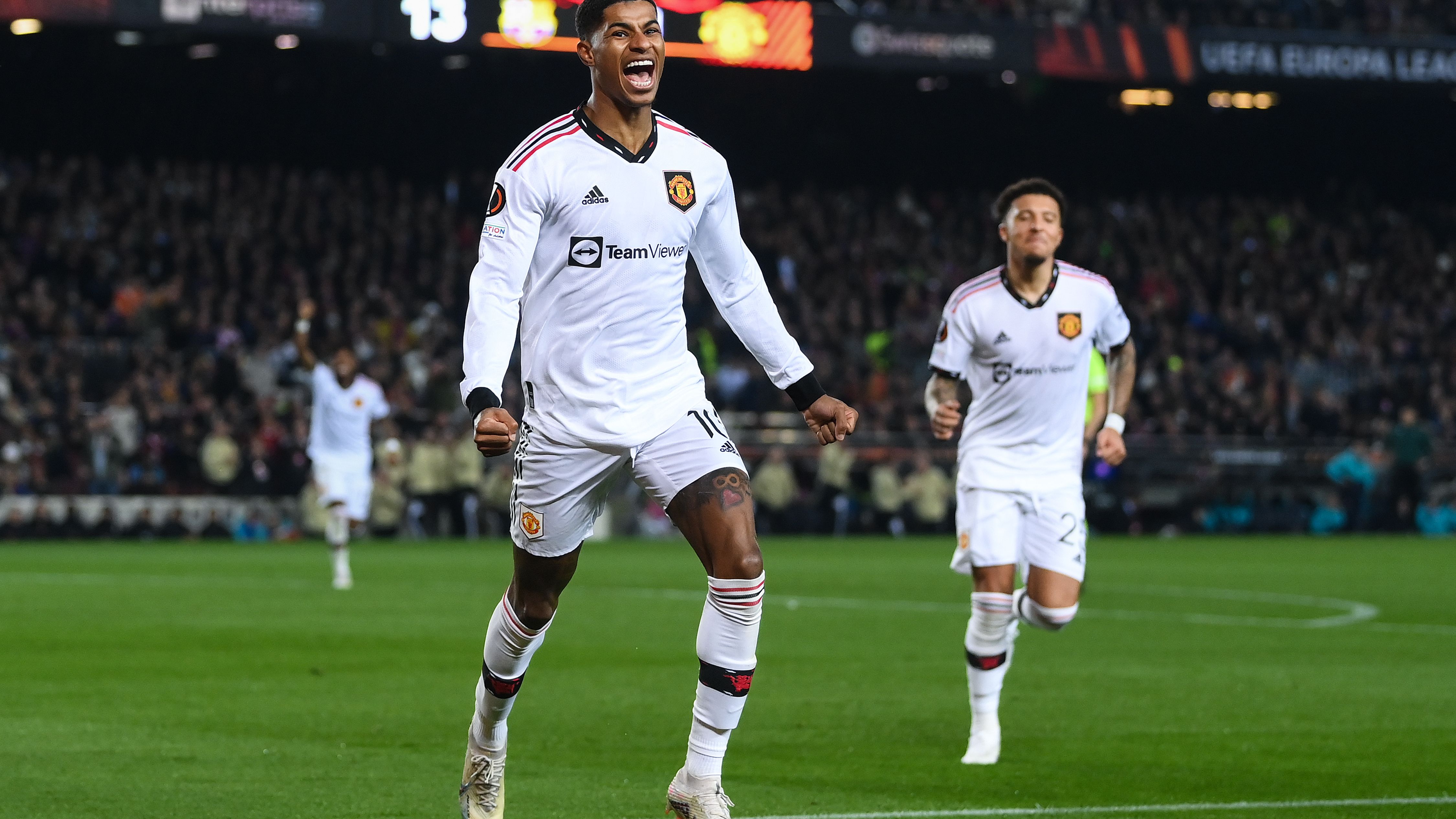 FC Barcelona v Manchester United: Knockout Round Play-Off Leg One - UEFA Europa League