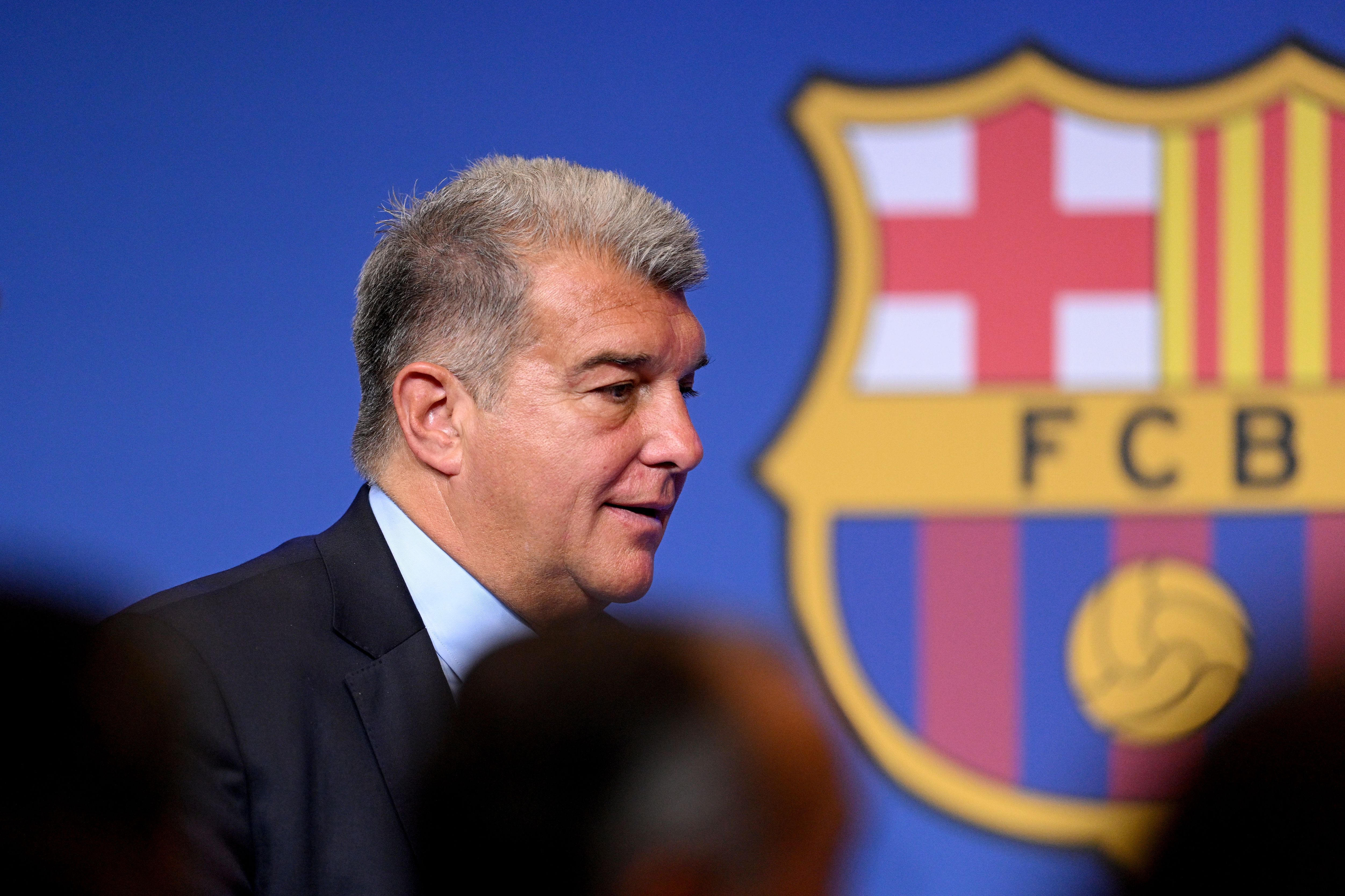FC Barcelona President Joan Laporta Press Conference
