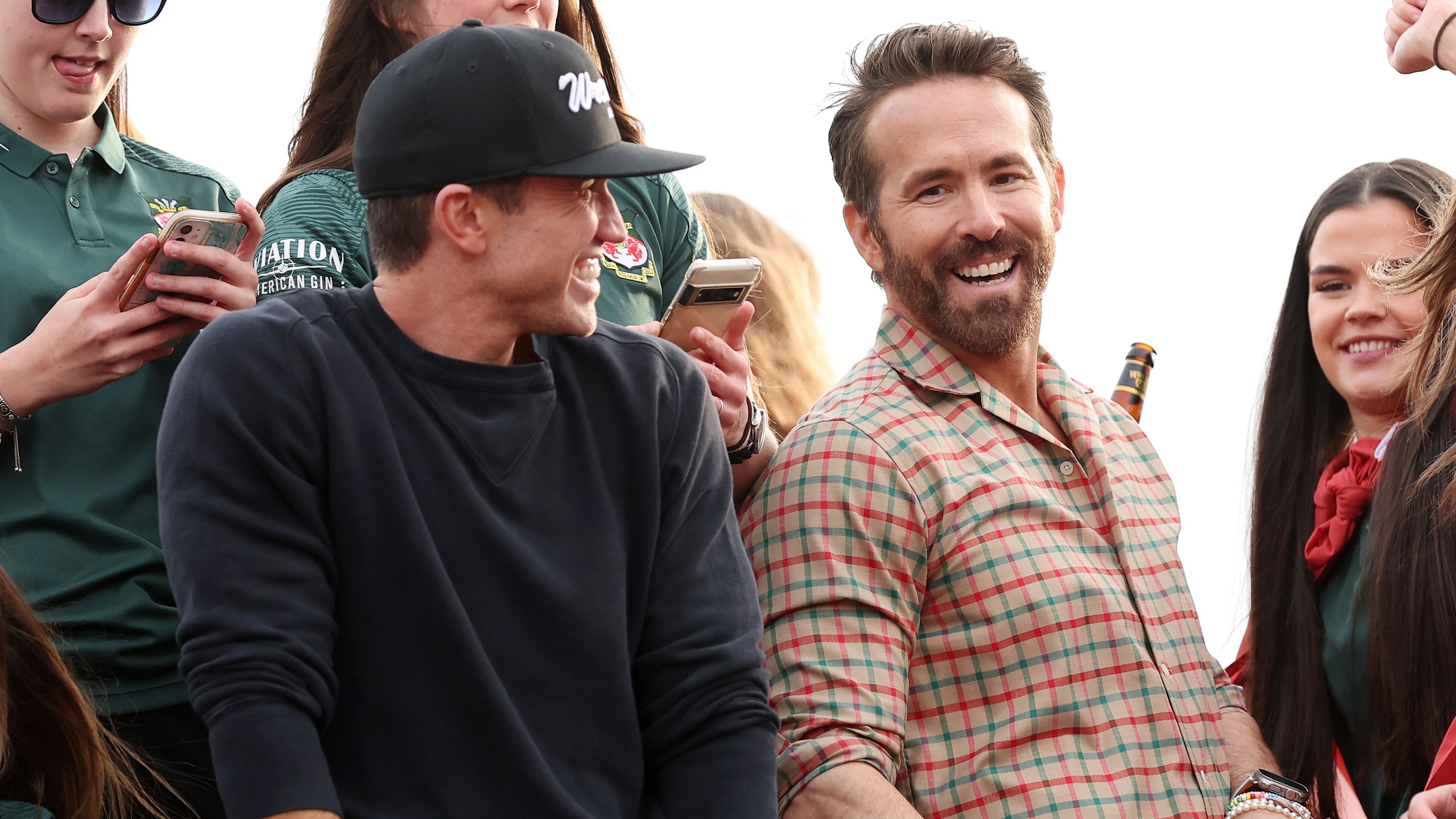 Wrexham FC Celebrate Promotion To League Football With Bus Parade