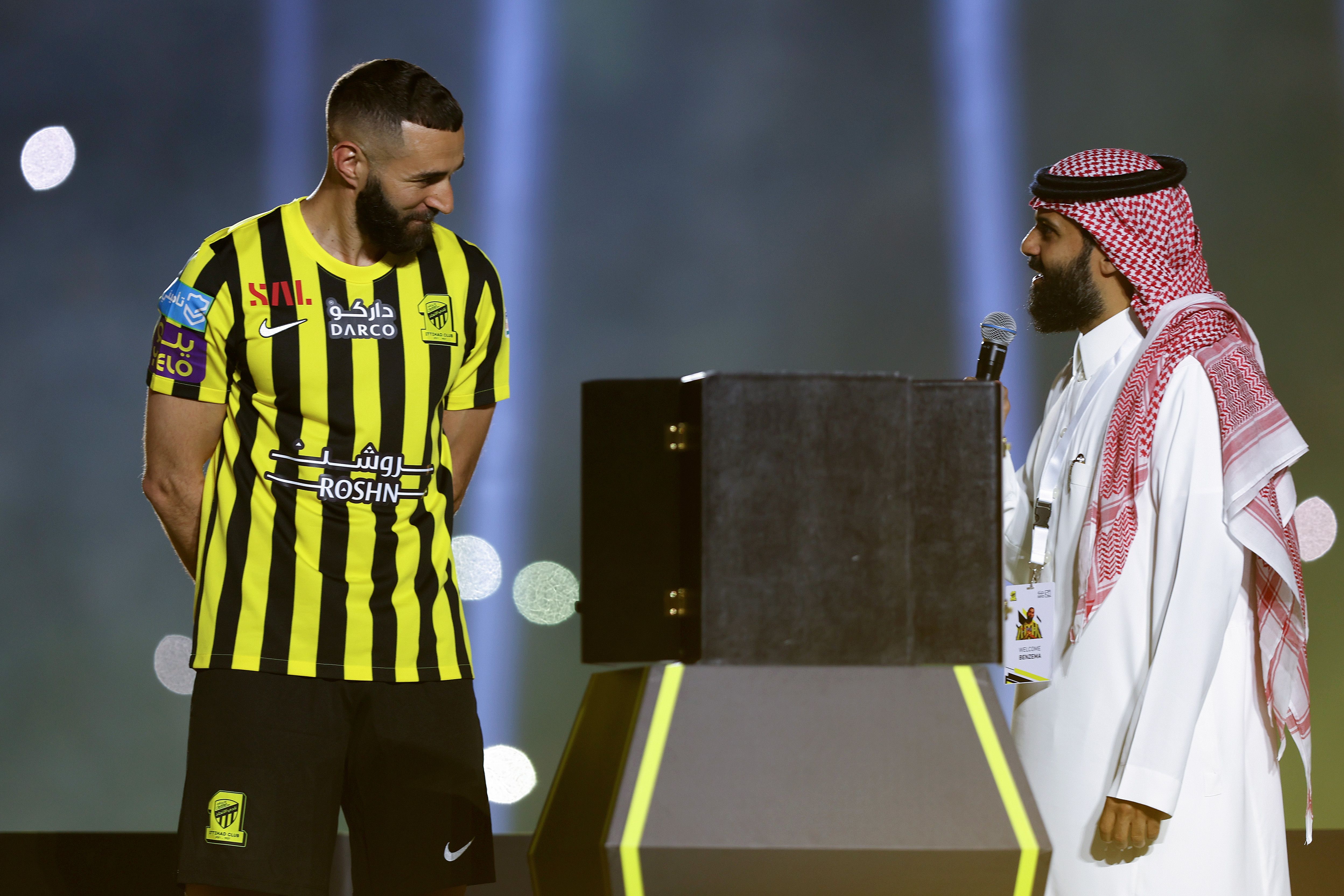 Karim Benzema Official Reception at Al-Ittihad