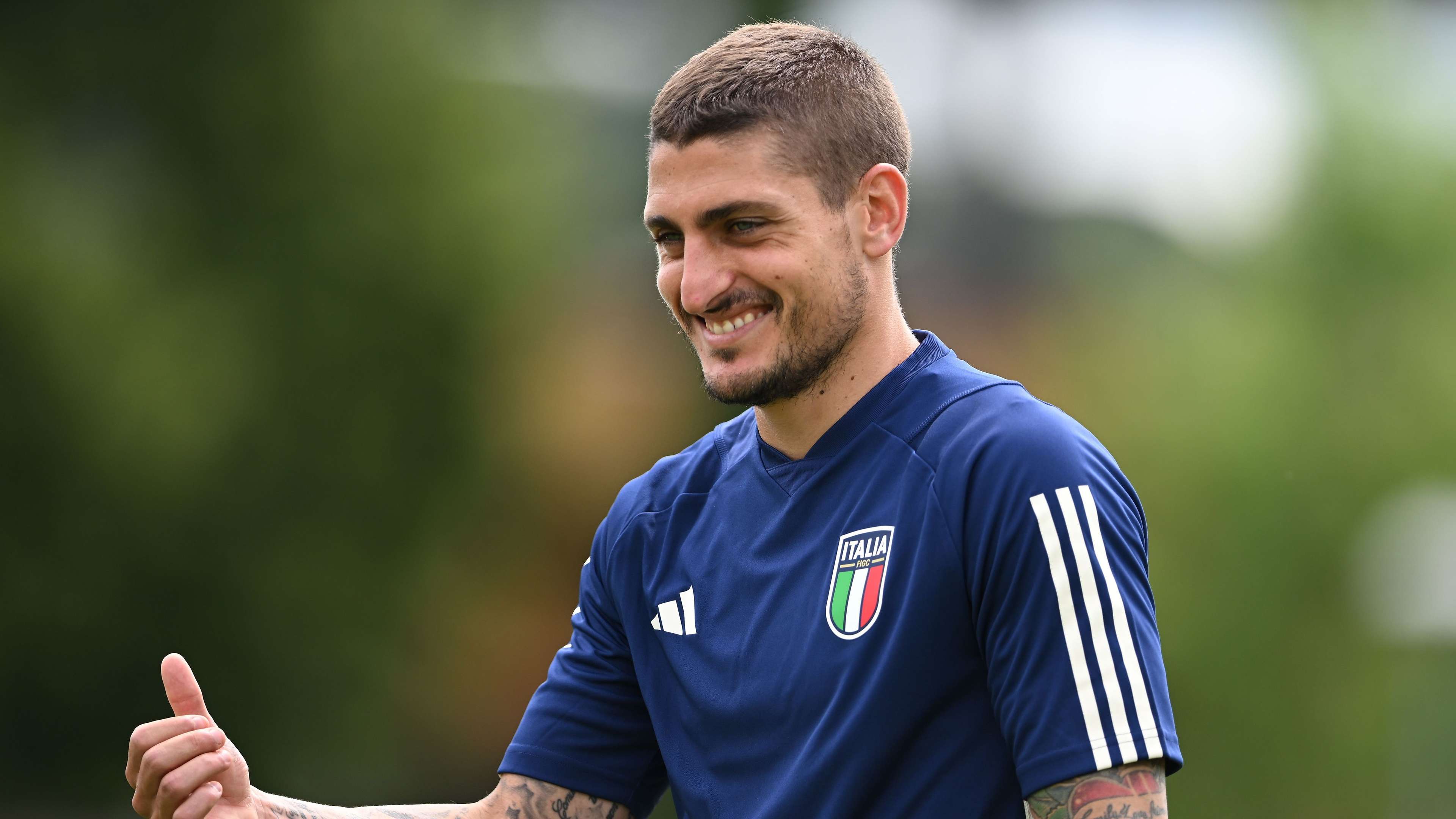 Italy Training Session And Press Conference - UEFA Nations League 2022/23 Semi-final