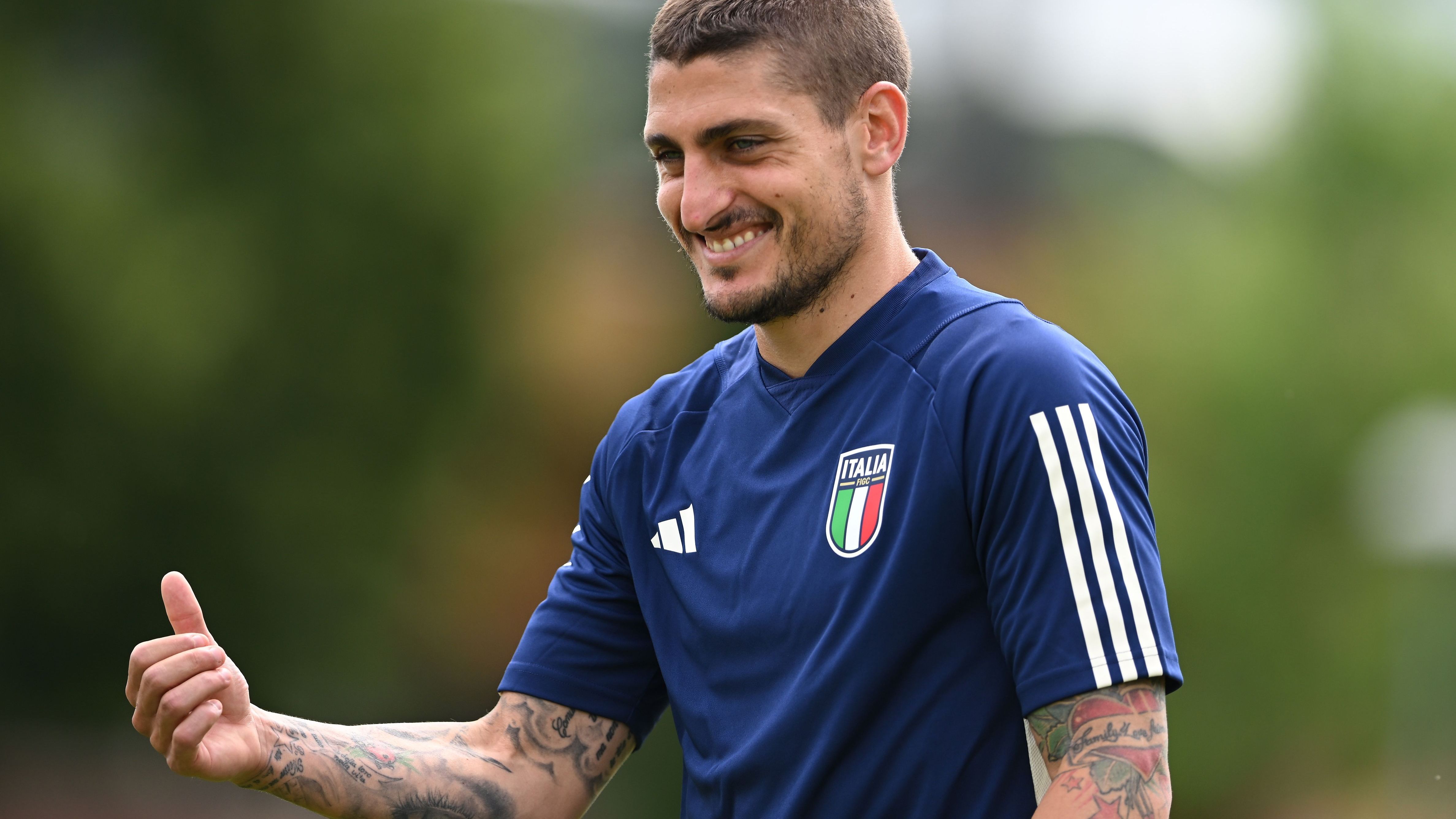 Italy Training Session And Press Conference - UEFA Nations League 2022/23 Semi-final