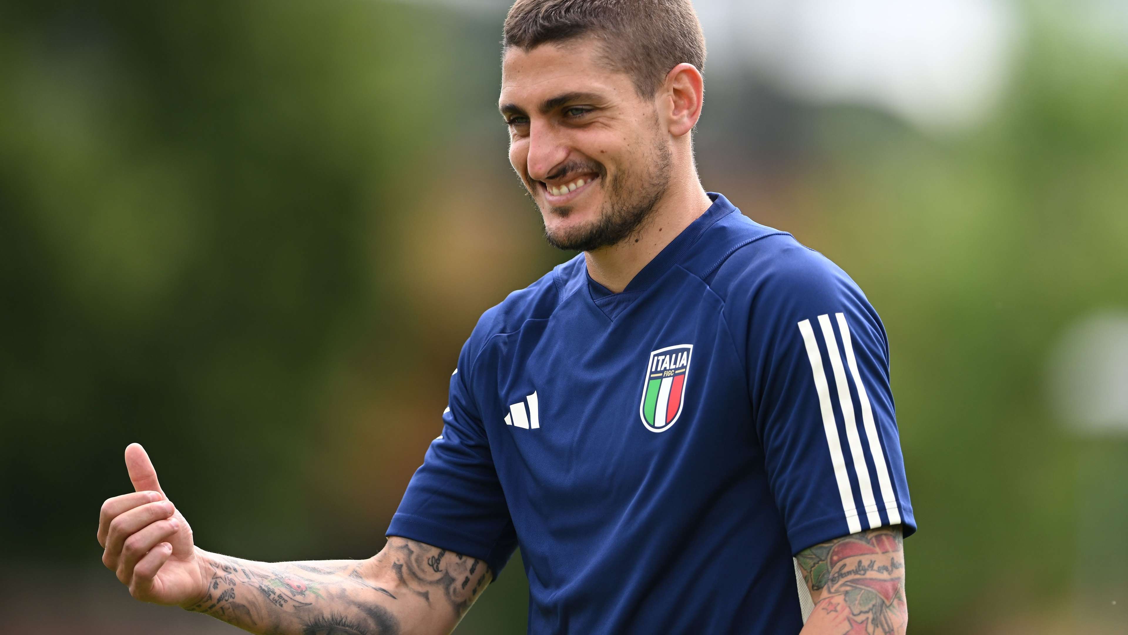 Italy Training Session And Press Conference - UEFA Nations League 2022/23 Semi-final