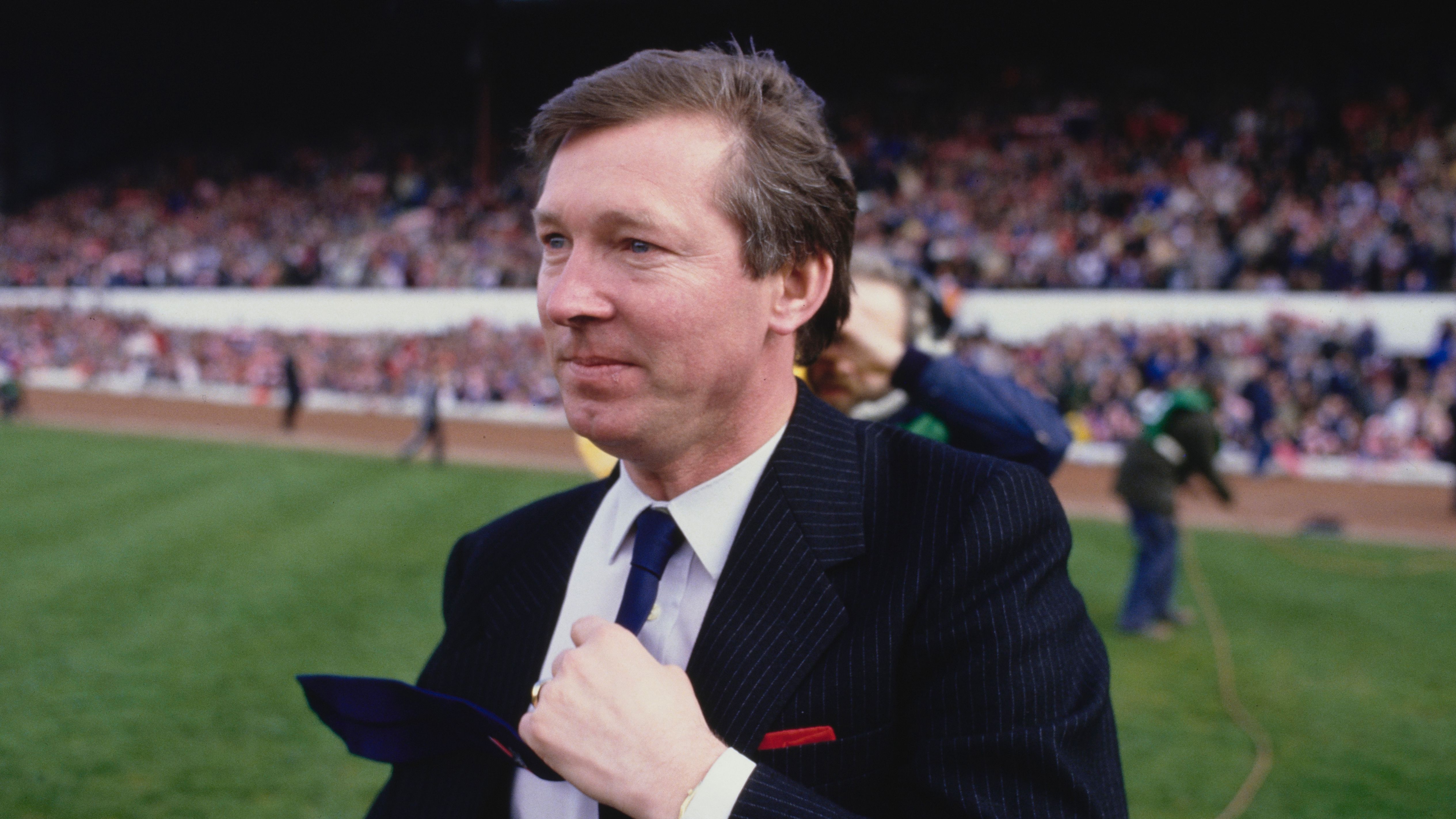 Alex Ferguson Aberdeen Manager 1986 Scottish Cup Final