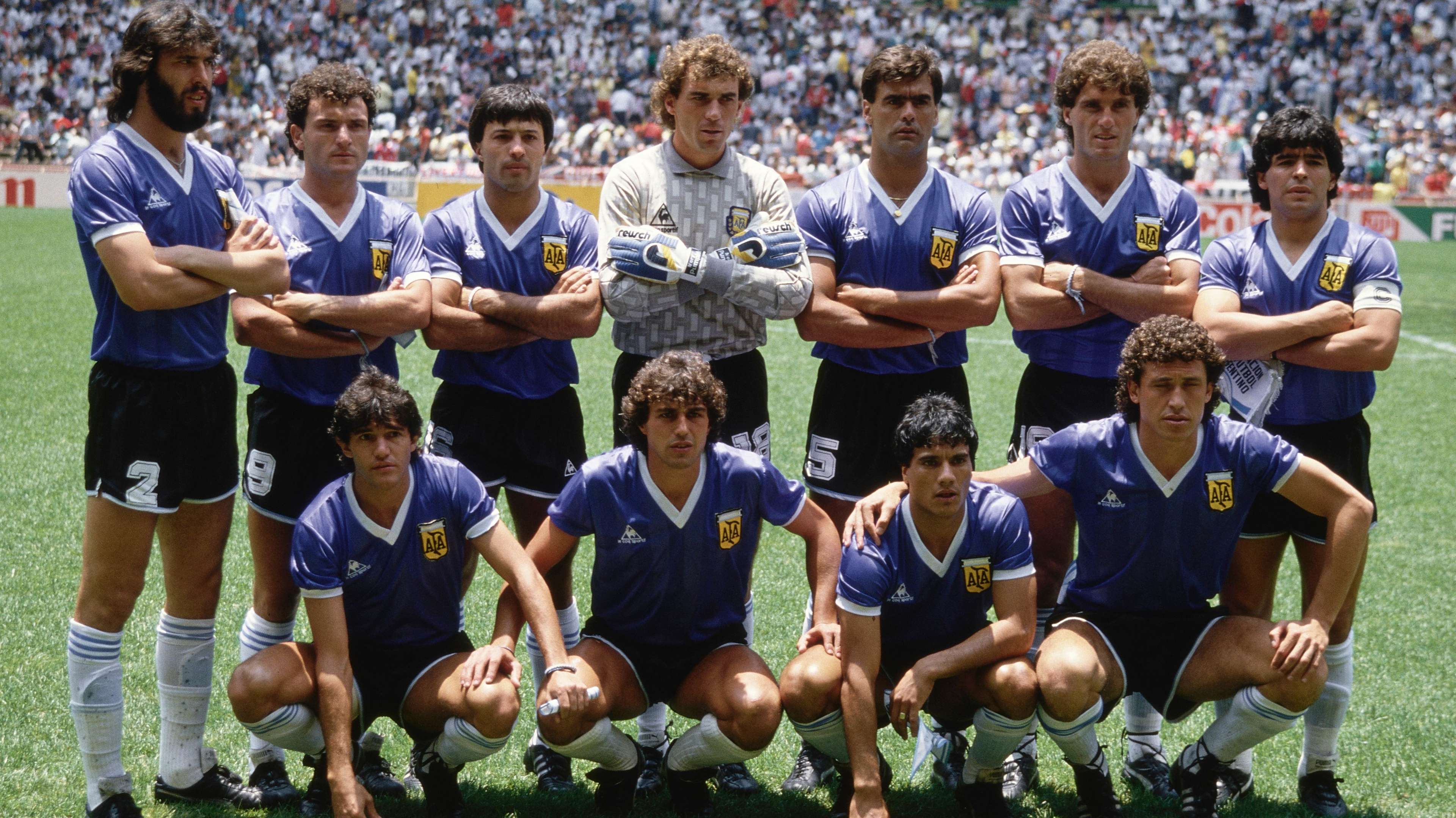 Argentina Team v England 1986 FIFA World Cup Quarter Final
