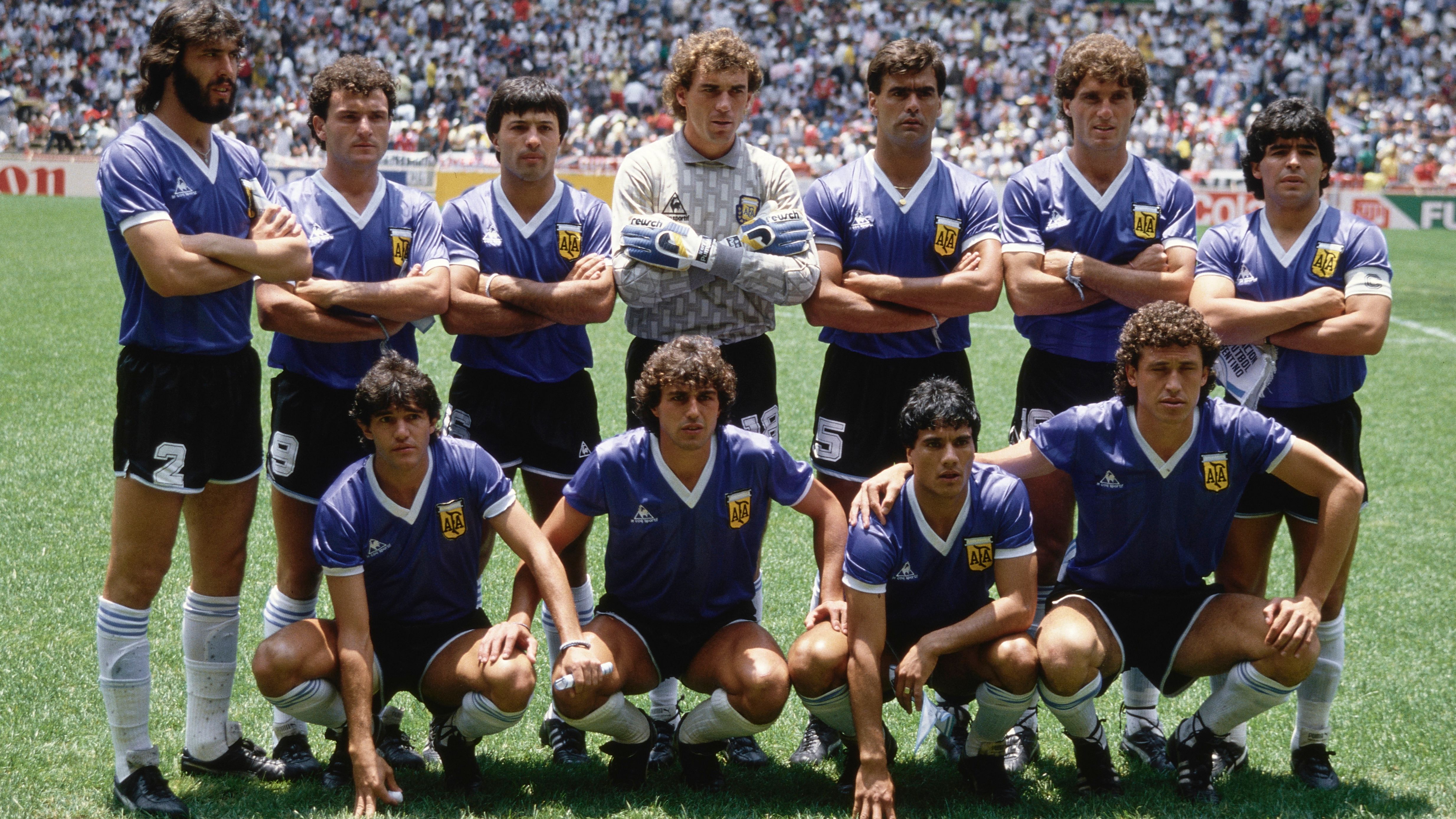 Argentina Team v England 1986 FIFA World Cup Quarter Final