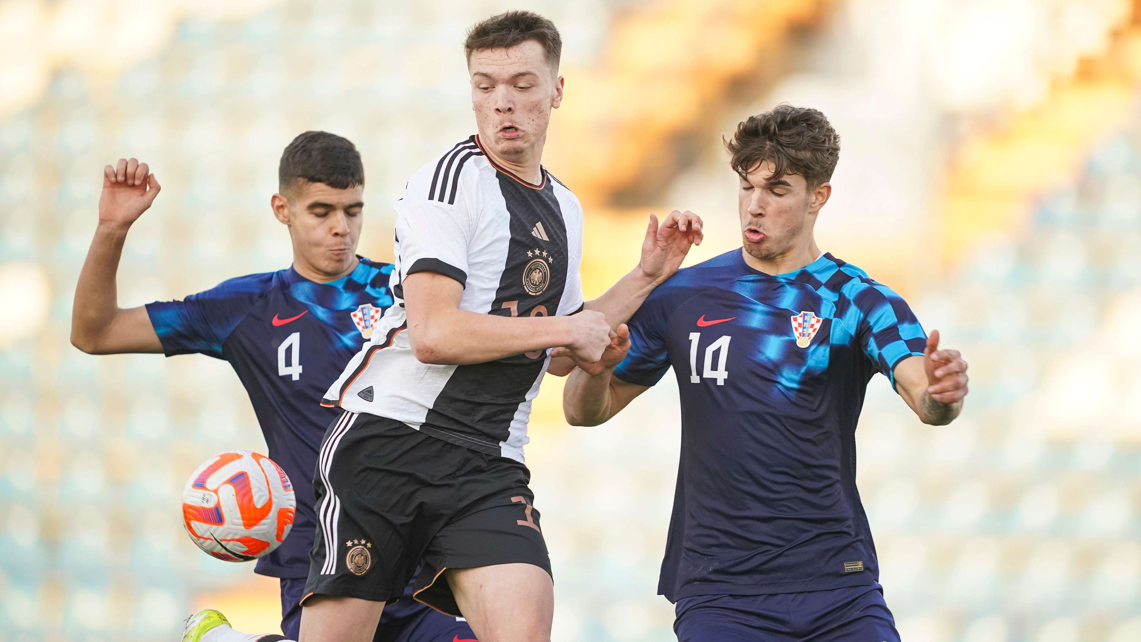U19 Croatia v U19 Germany - UEFA Under19 European Championship Qualifier