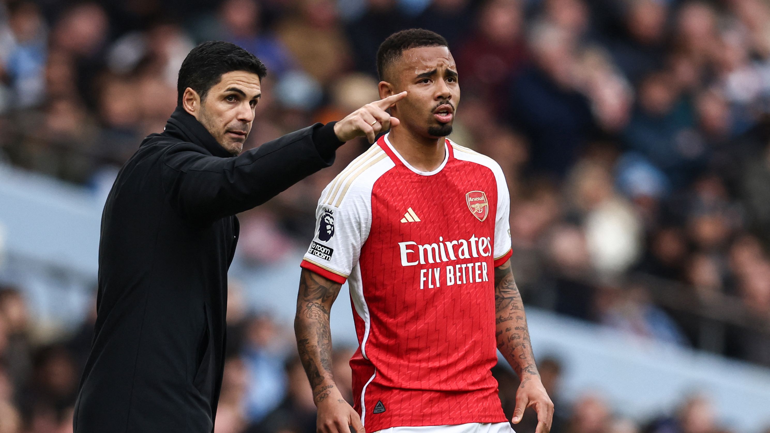 'We brought you back to life!' - Mikel Arteta reveals sorrow at Gabriel Jesus ACL injury which changed Arsenal's season | Goal.com UK