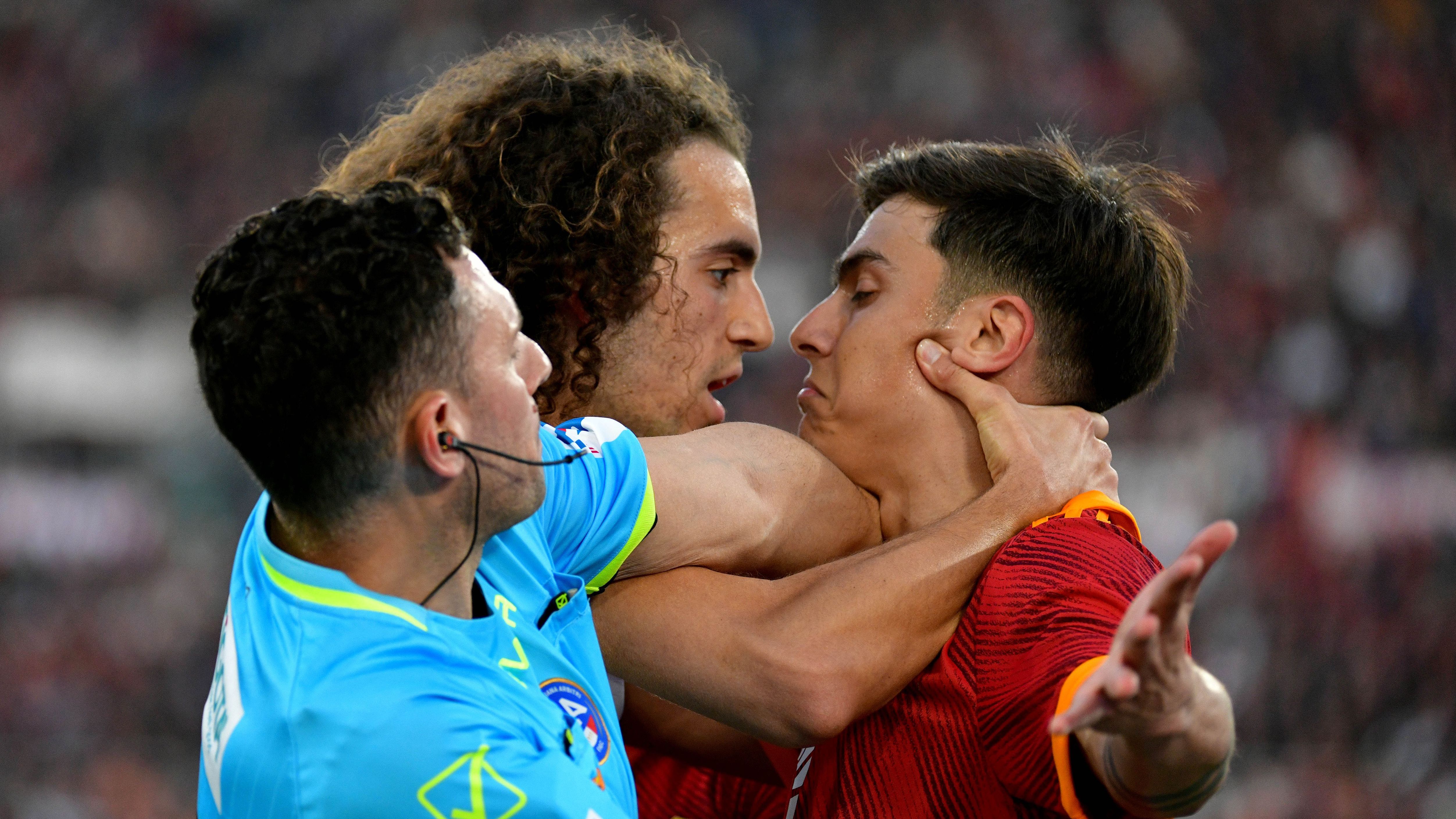 Paulo Dybala slams 'big mouth' Matteo Guendouzi and accuses ex-Arsenal man of bullying younger players as he explains why he waved shin guard in his face in heated confrontation | Goal.com UK