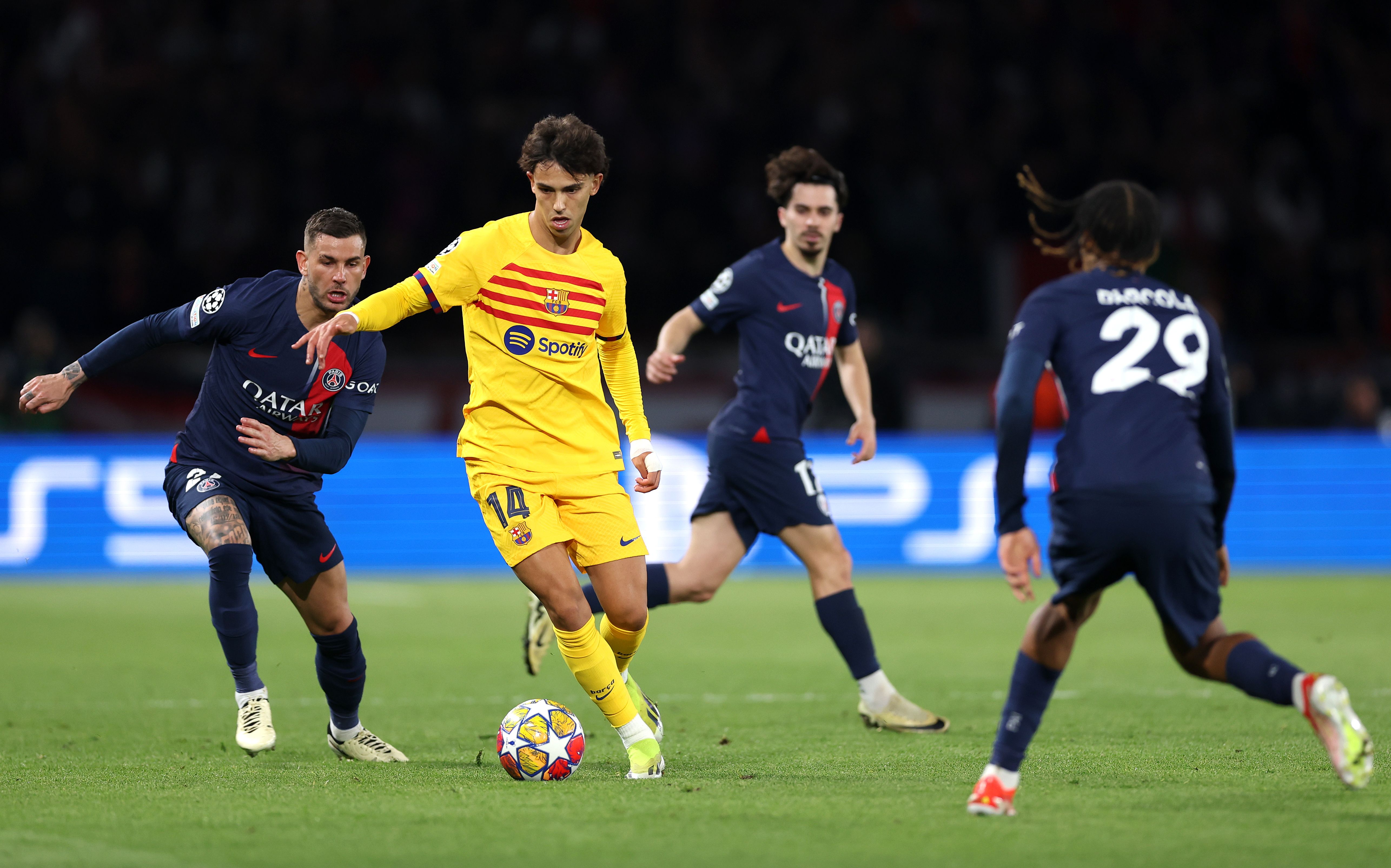 Paris Saint-Germain v FC Barcelona: Quarter-final First Leg - UEFA Champions League 2023/24