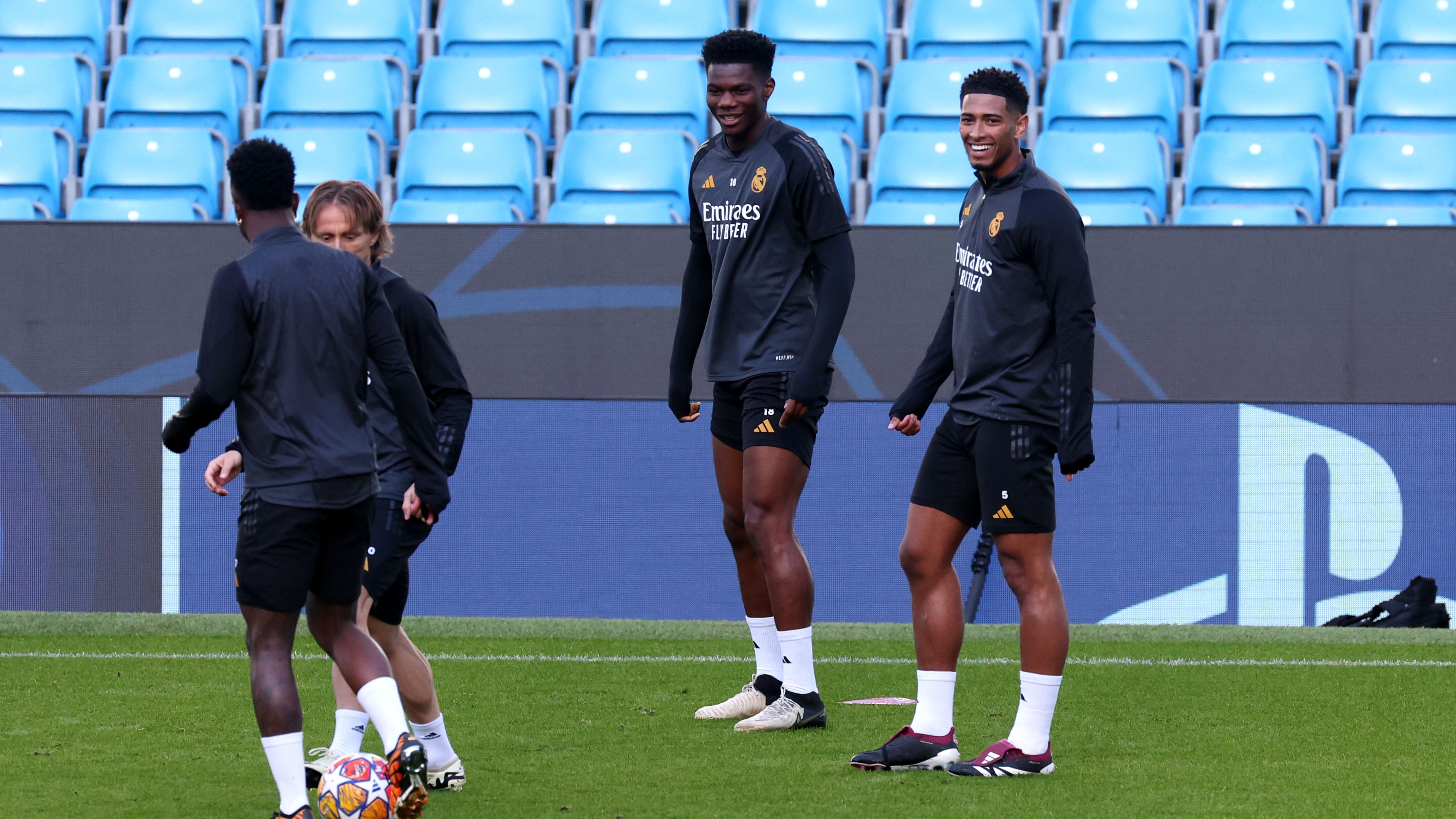 Real Madrid CF Training Session And Press Conference - UEFA Champions League 2023/24