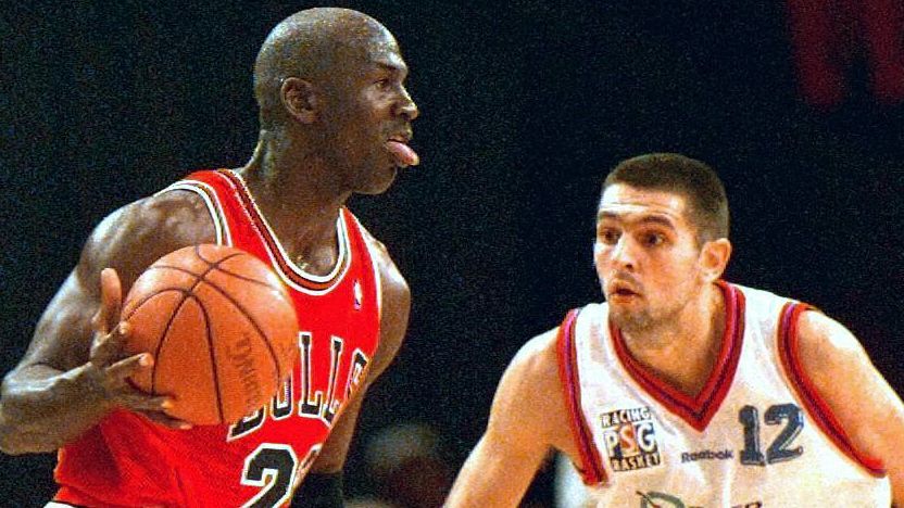 BASKET-PSG-BULLS-MICHAEL JORDAN