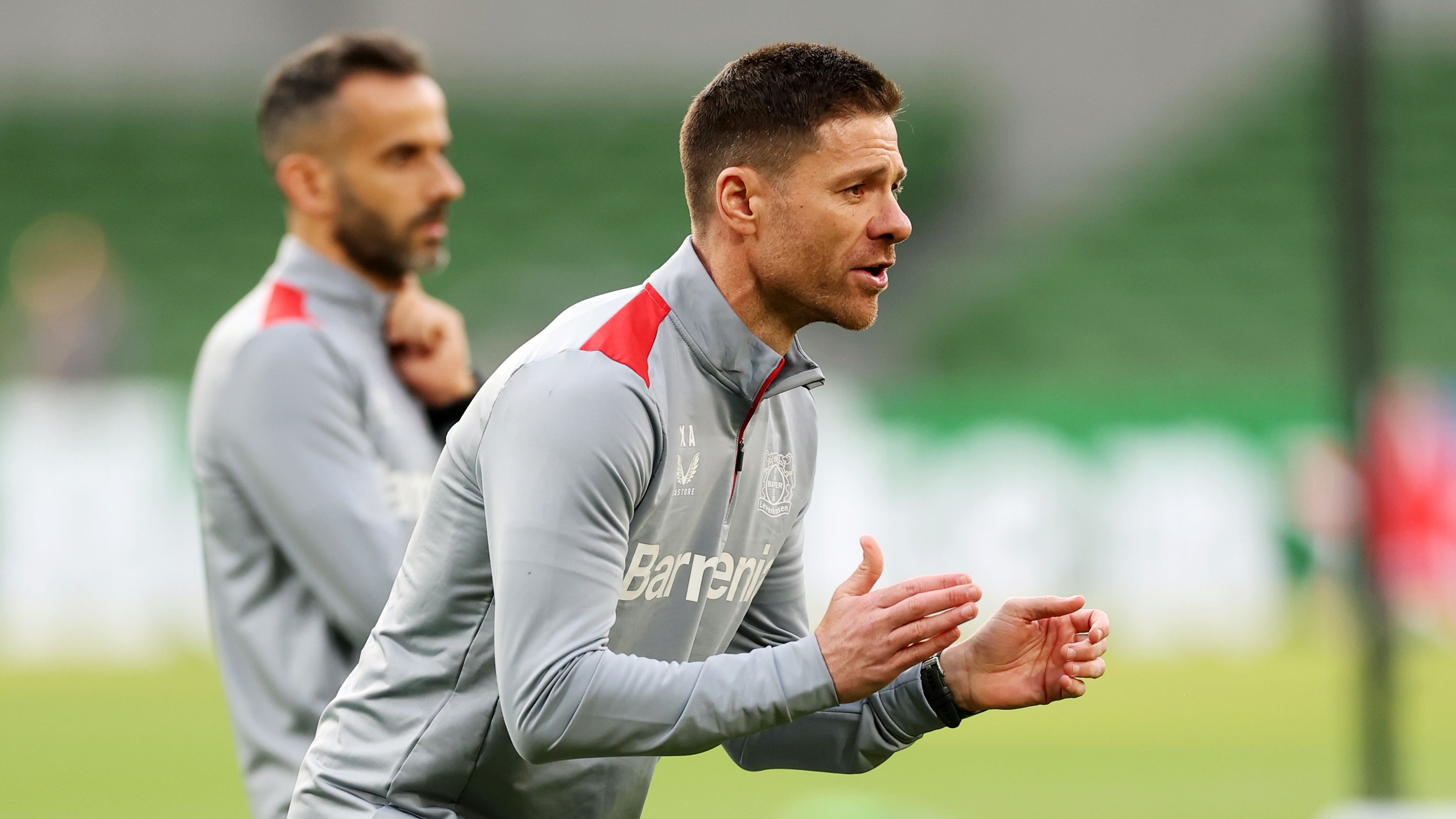 Bayer 04 Leverkusen Training Session and Press Conference - UEFA Europa League Final 2023/24