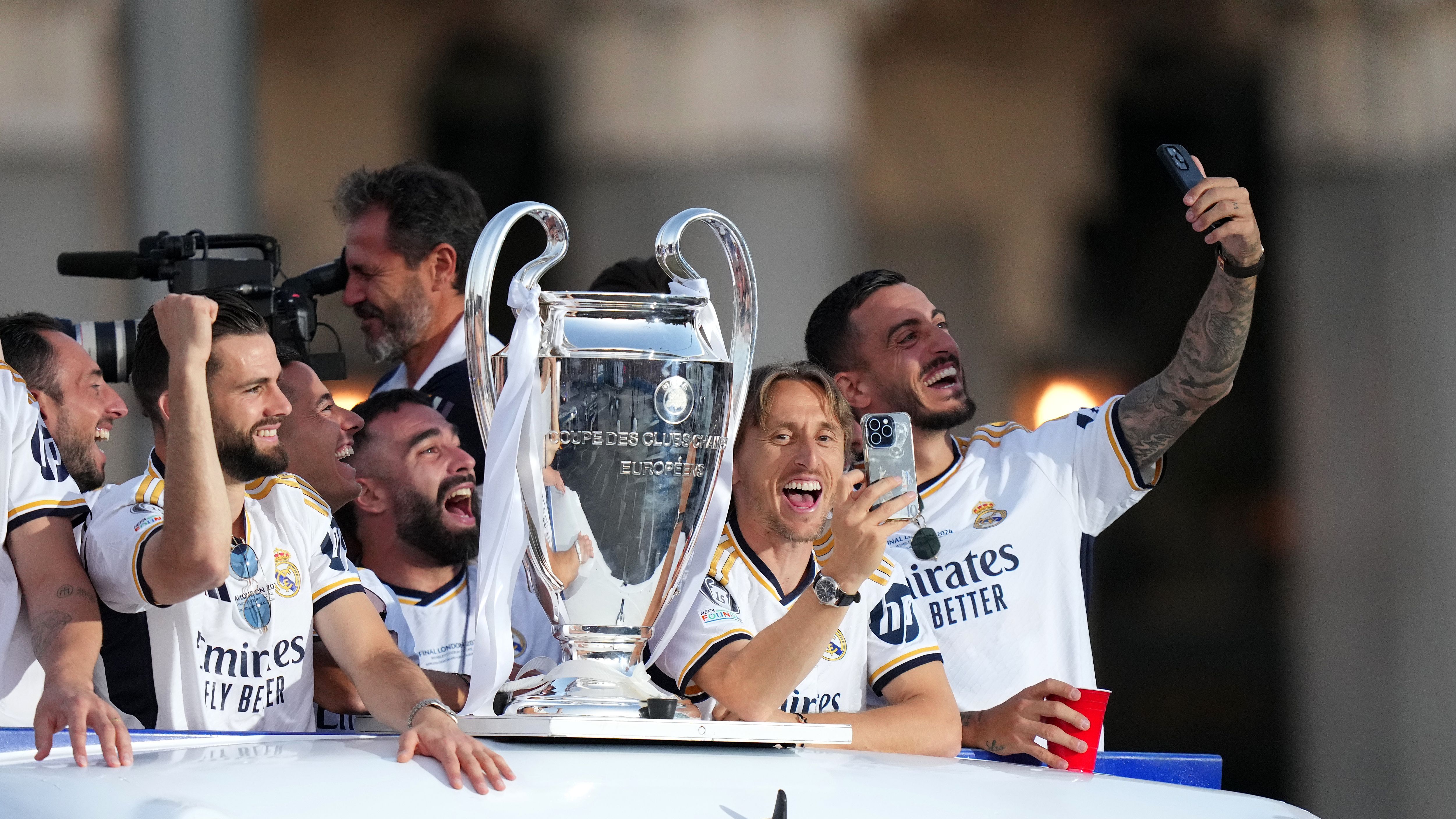 Real Madrid UEFA Champions League Trophy Parade