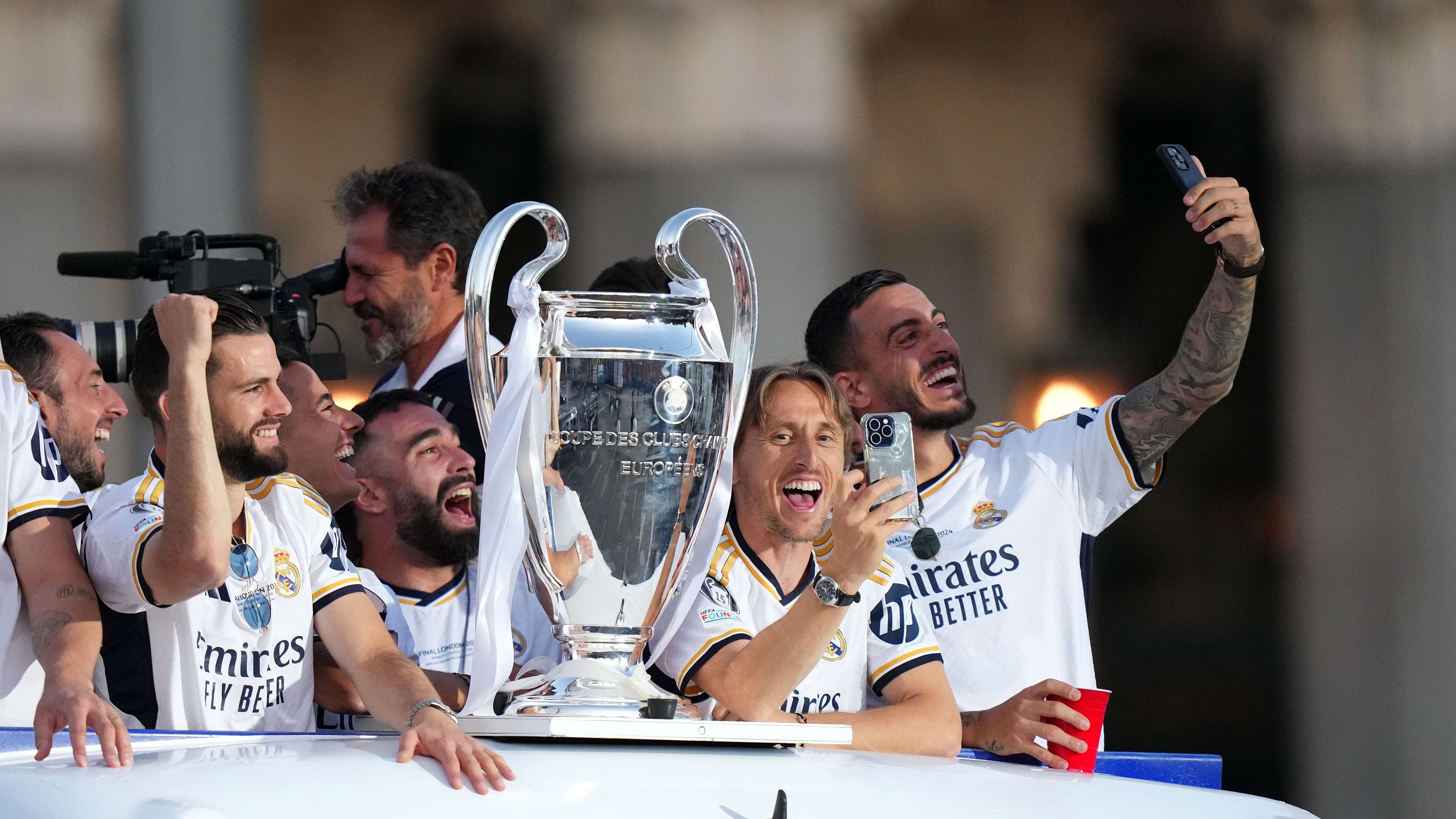 Real Madrid UEFA Champions League Trophy Parade