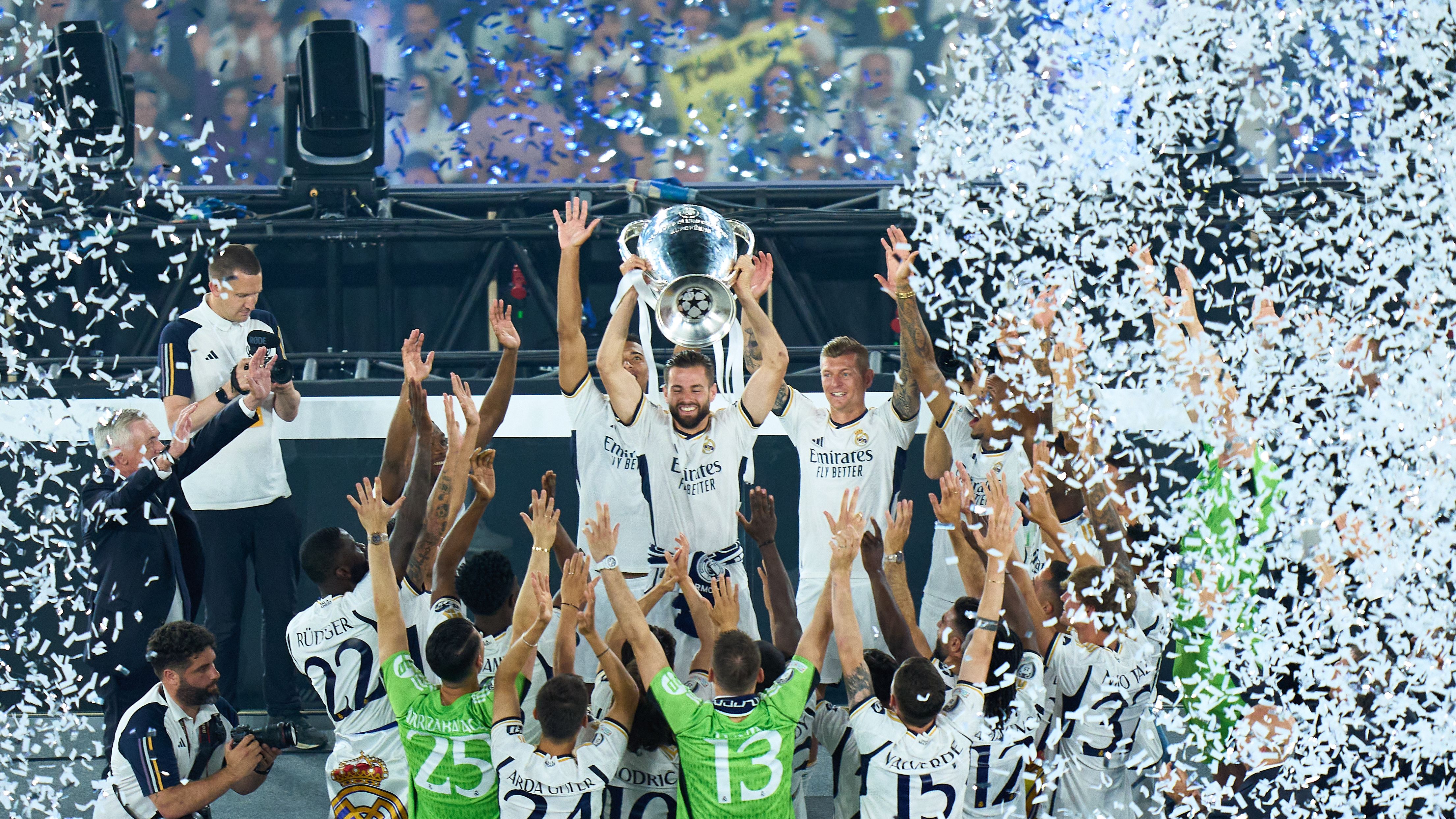 Real Madrid UEFA Champions League Trophy Parade