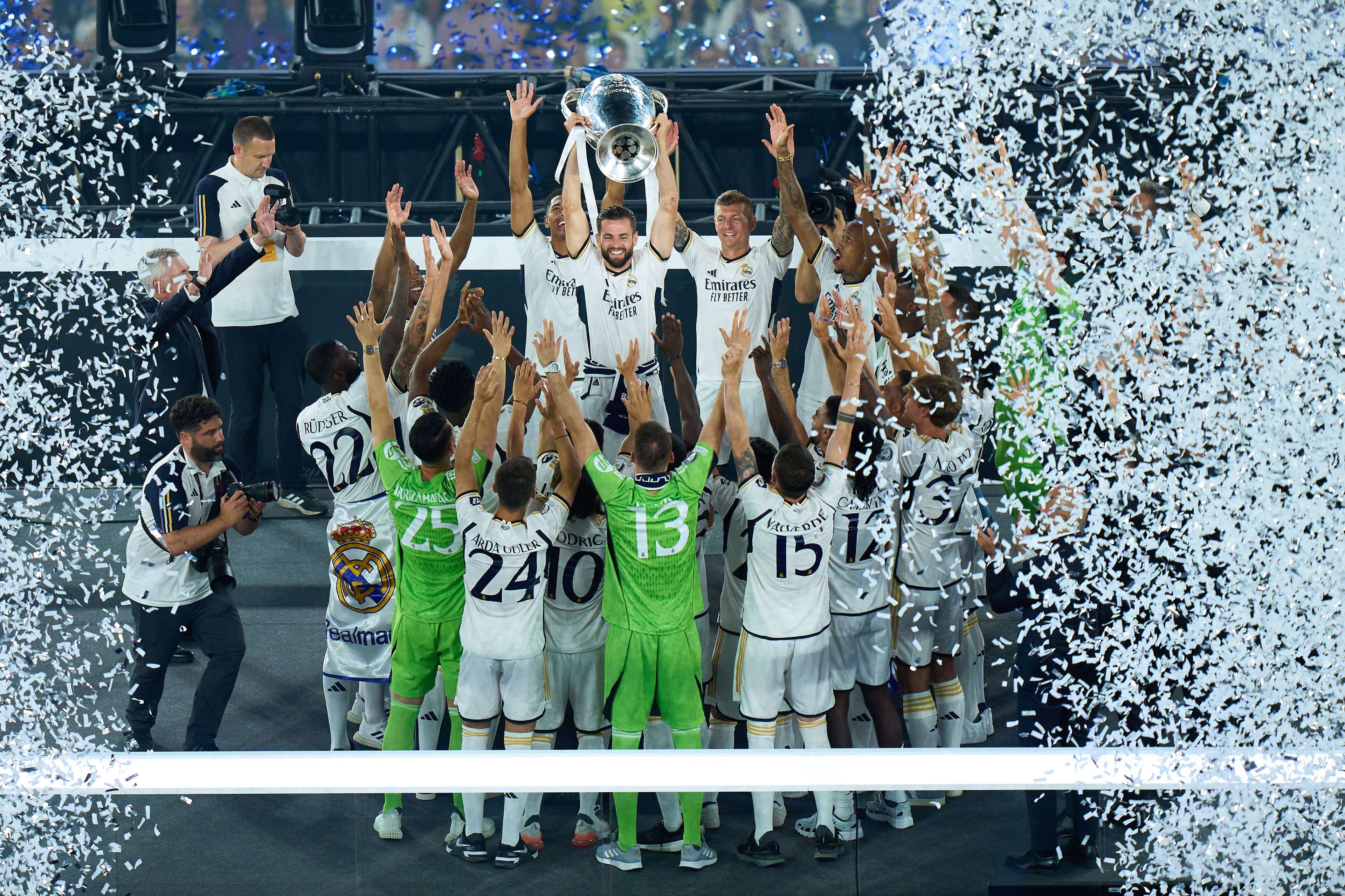Real Madrid UEFA Champions League Trophy Parade